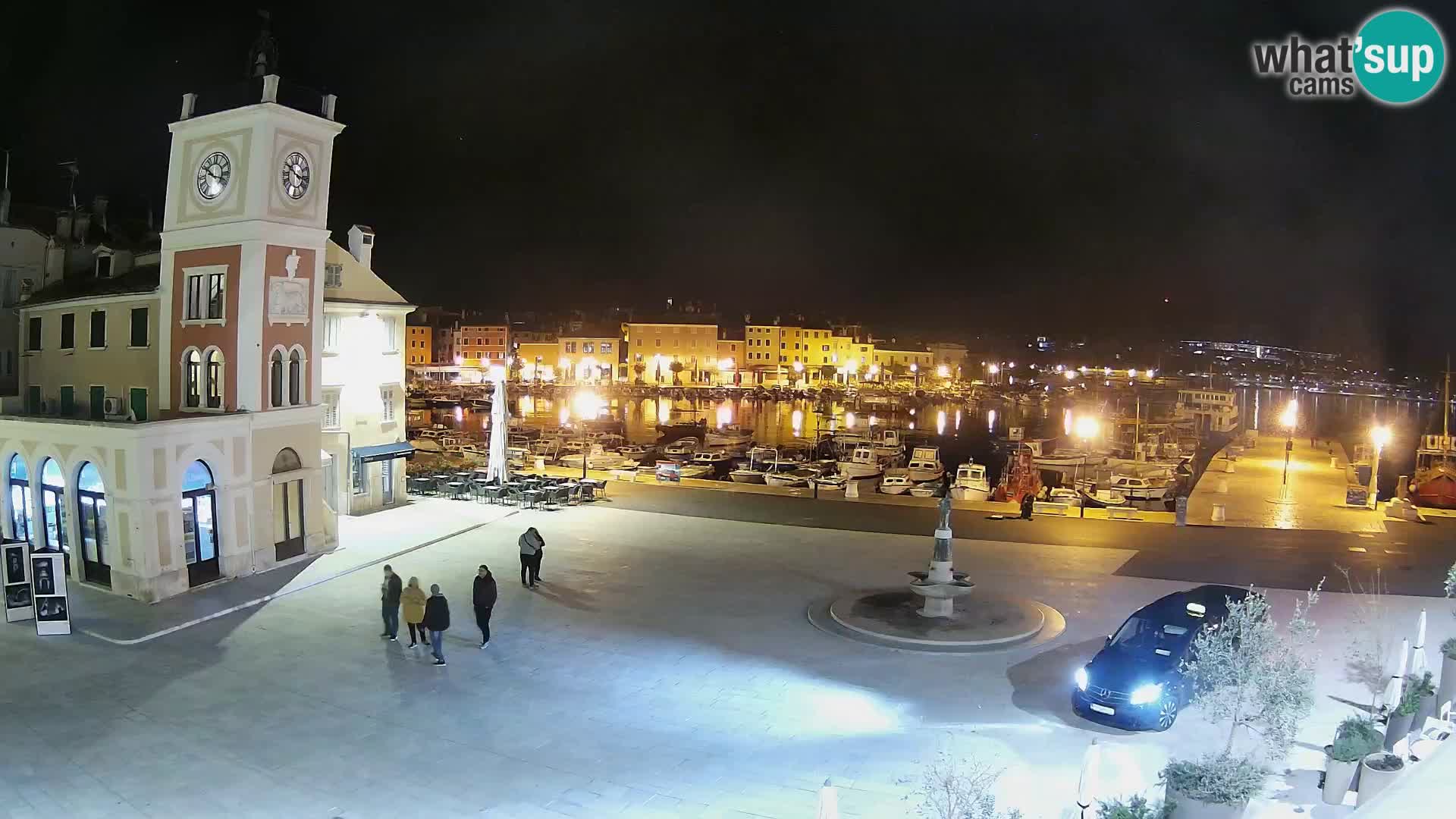 Webcam Rovigno piazza | LIVE cam Piazza centrale Rovigno