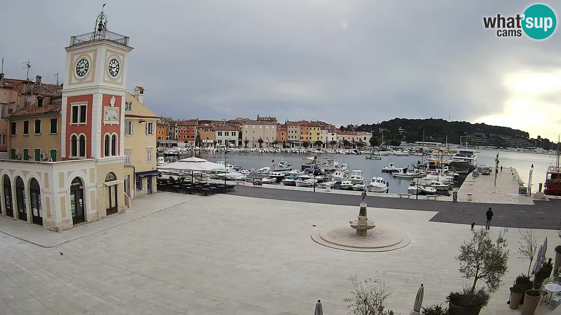 Rovinj – Rovigno LIVE cam Piazza centrale – Istria – Croazia