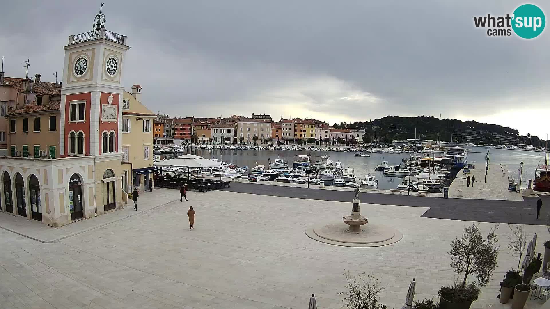 Webcam Rovigno piazza | LIVE cam Piazza centrale Rovigno