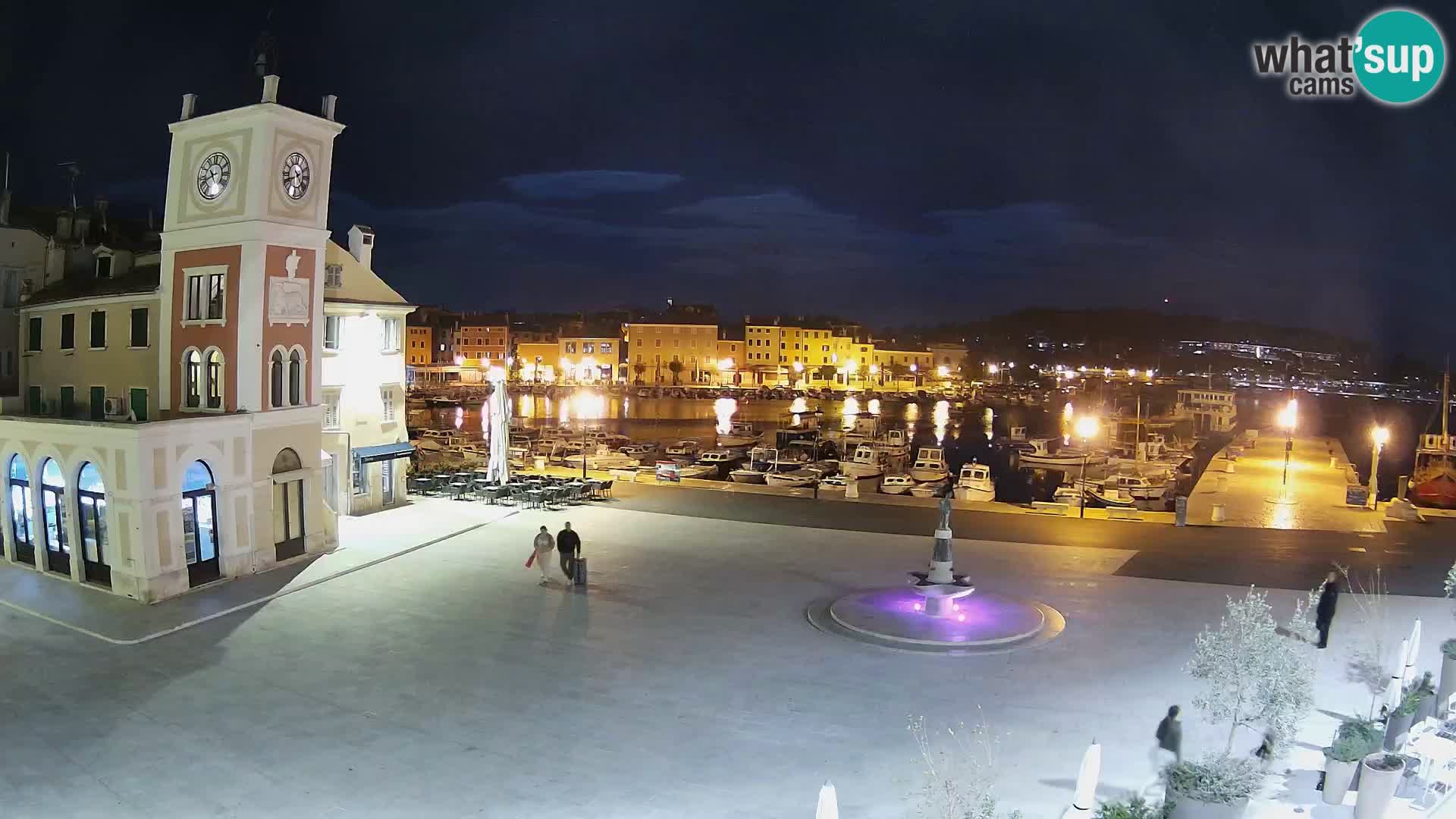 Rovinj – Rovigno LIVE cam Piazza centrale – Istria – Croazia