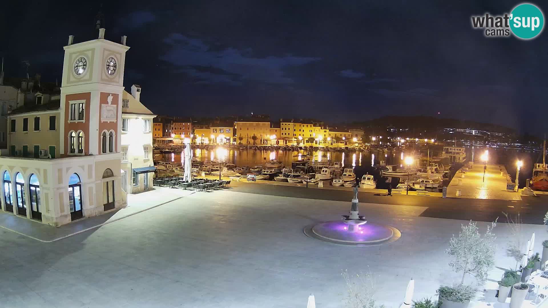 Rovinj – Rovigno LIVE cam Piazza centrale – Istria – Croazia