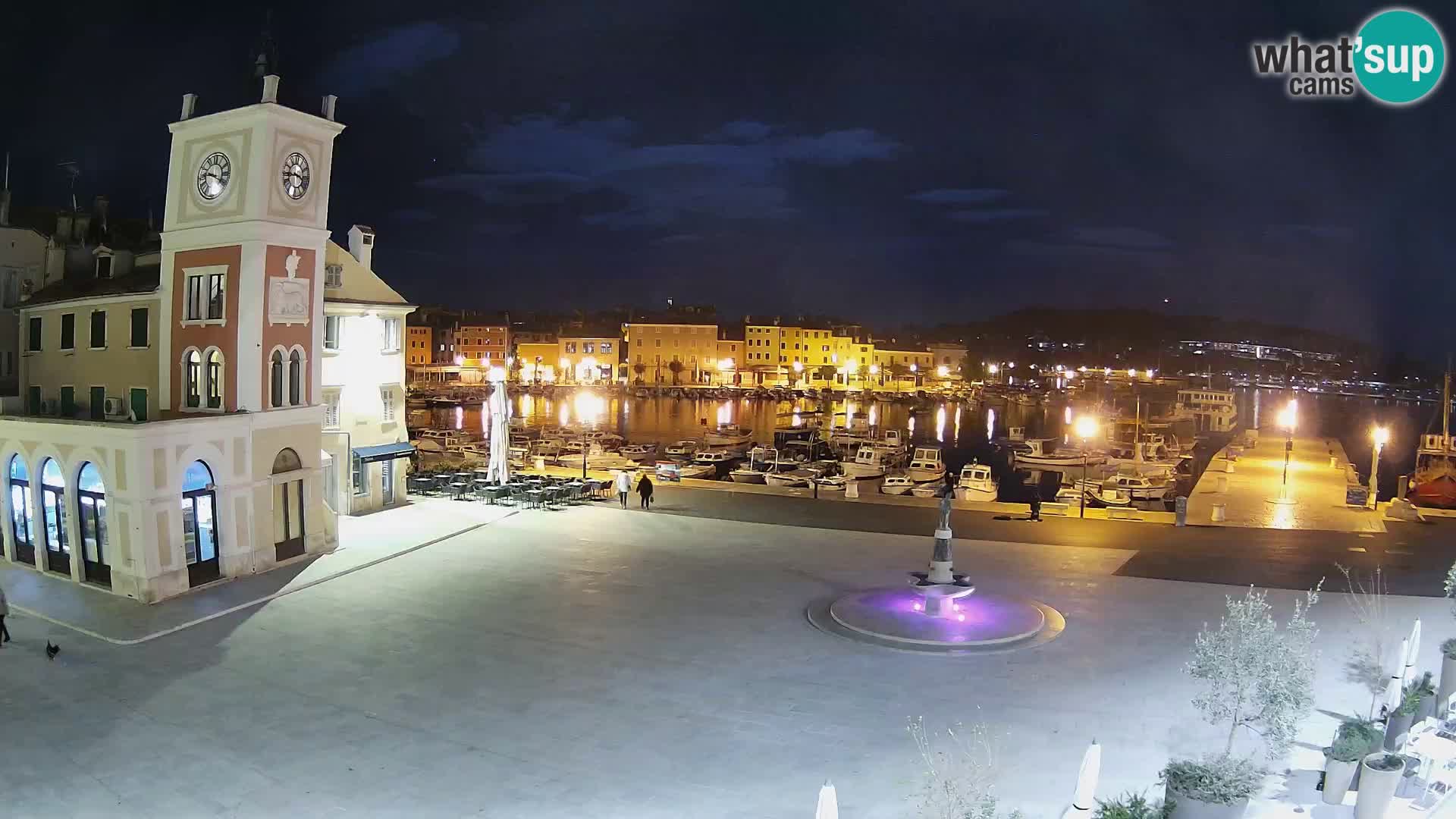 Rovinj – Rovigno LIVE cam Piazza centrale – Istria – Croazia