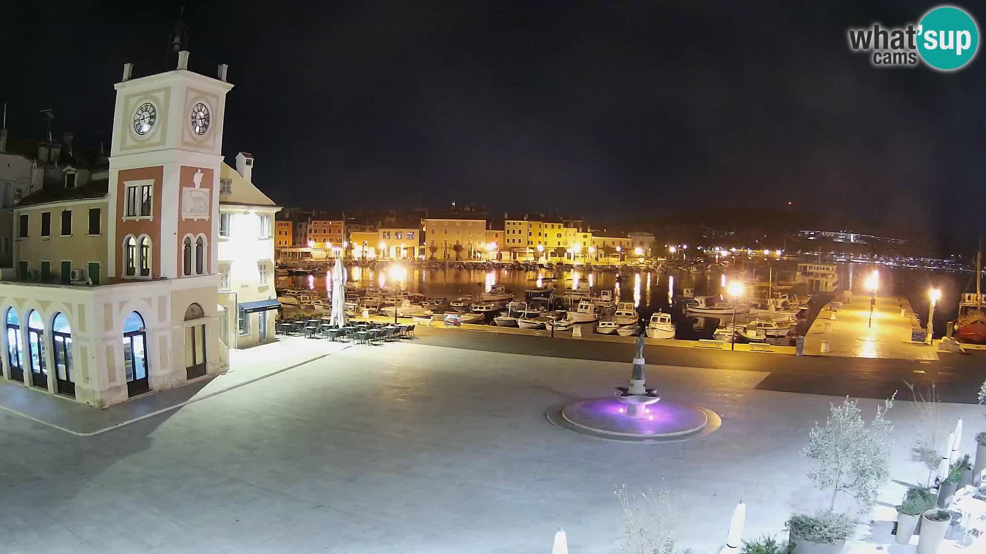 Rovinj – Rovigno LIVE cam Piazza centrale – Istria – Croazia