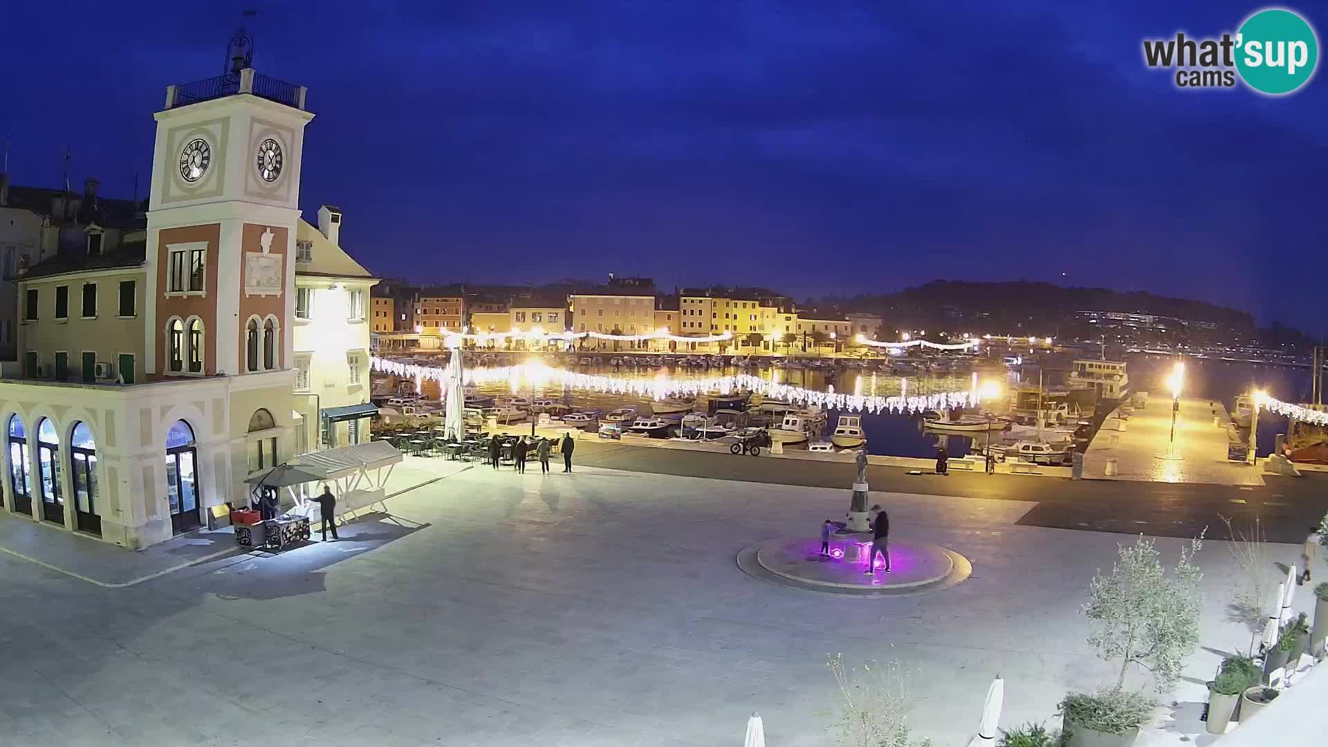 Webcam Rovigno piazza | LIVE cam Piazza centrale Rovigno