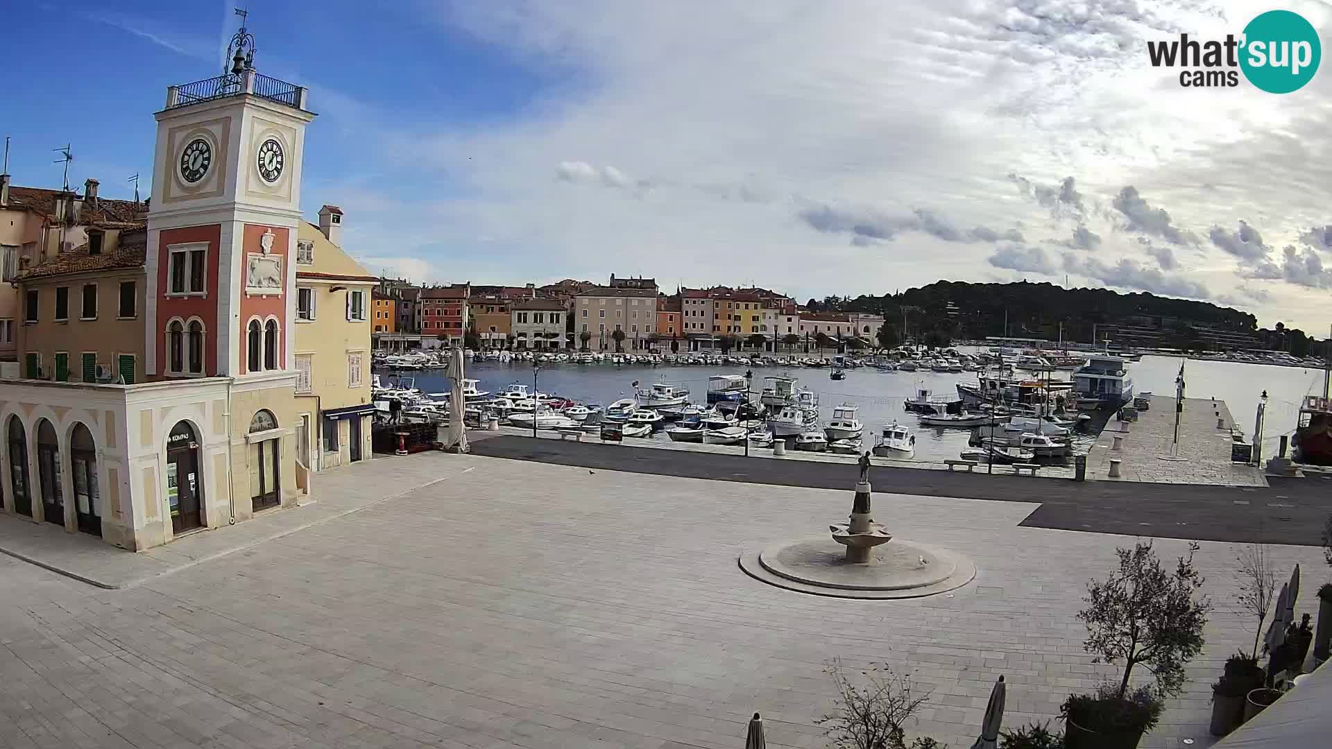 Rovinj spletna kamera trg