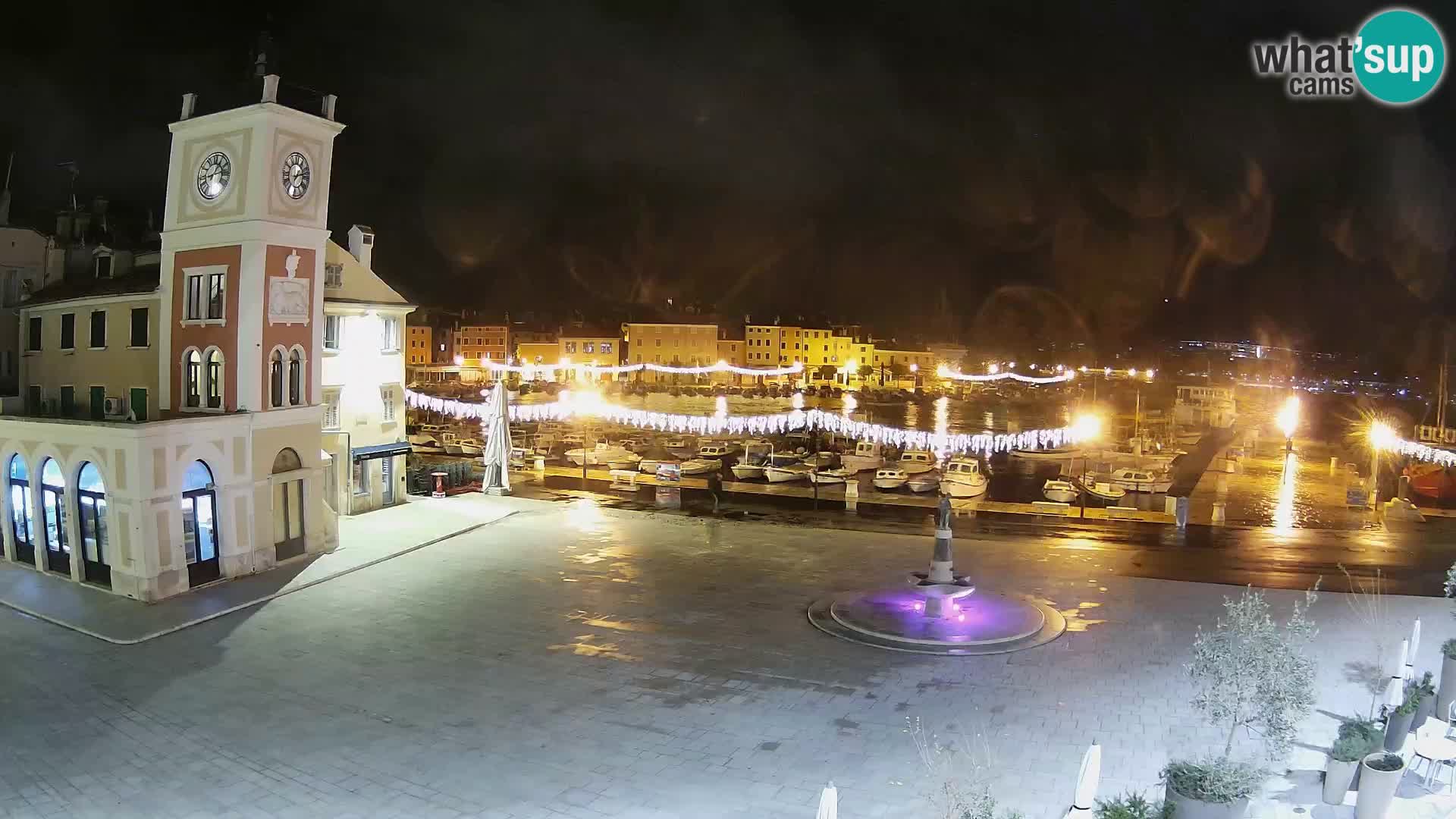 Webcam Rovigno piazza | LIVE cam Piazza centrale Rovigno