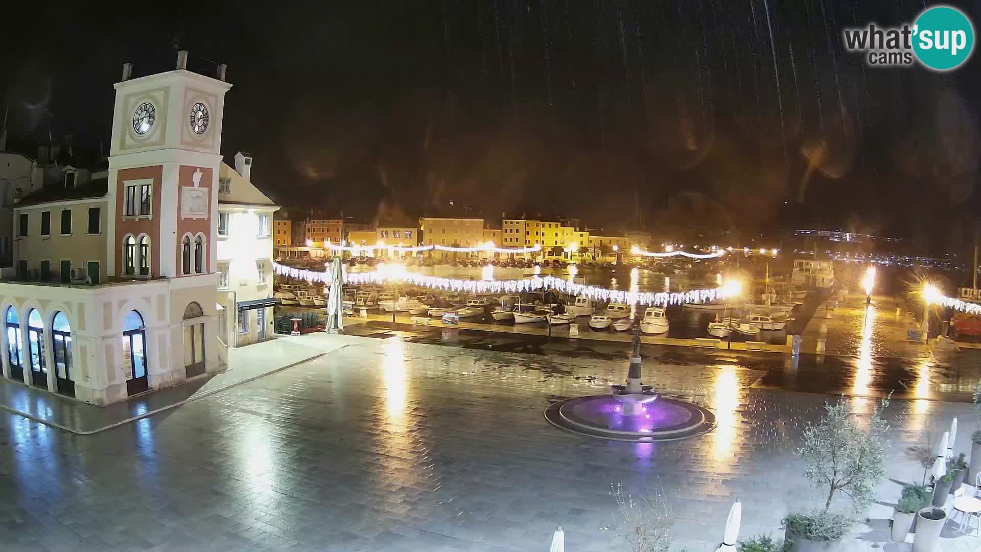 Webcam Rovigno piazza | LIVE cam Piazza centrale Rovigno