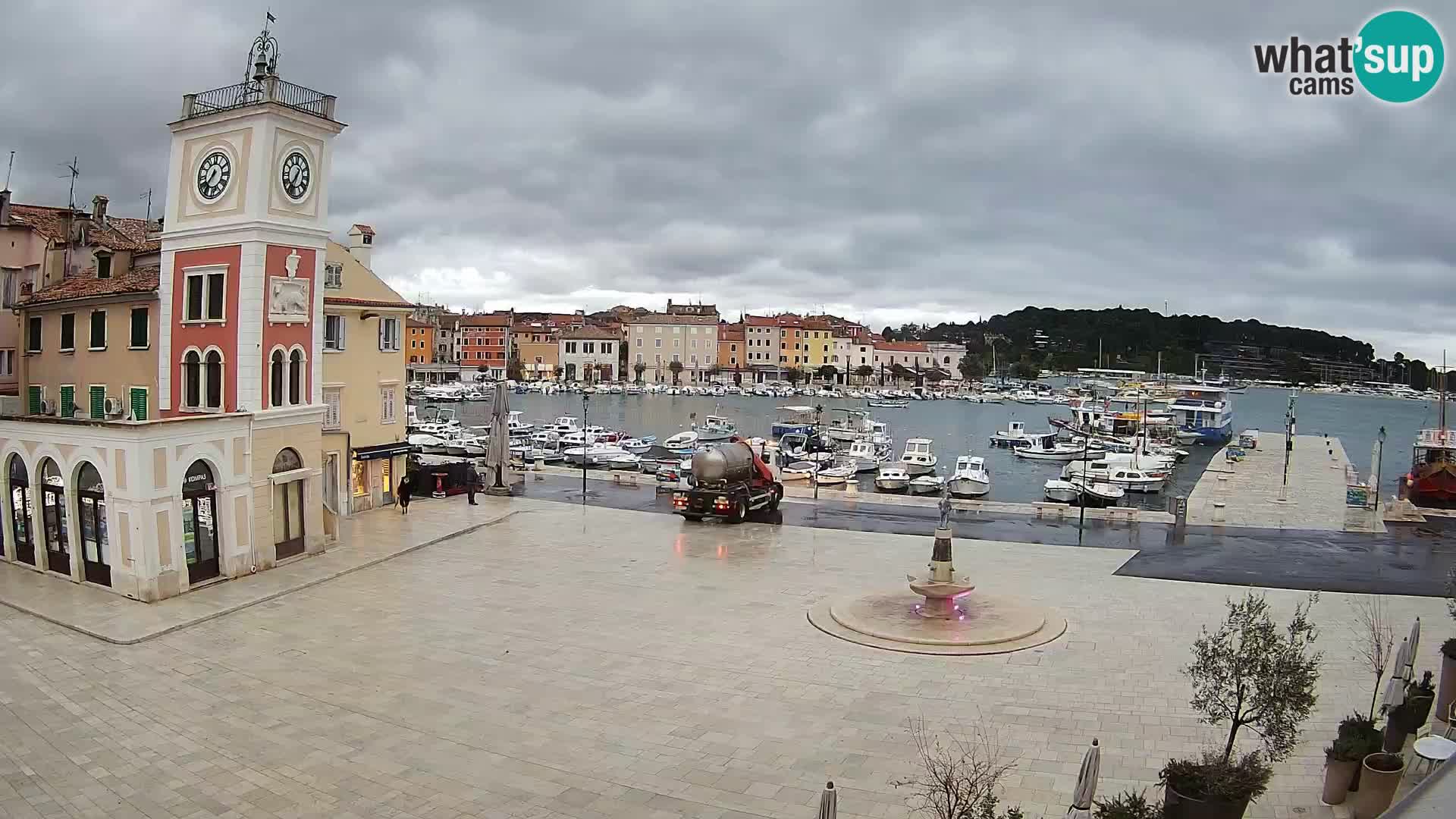 Rovinj spletna kamera trg