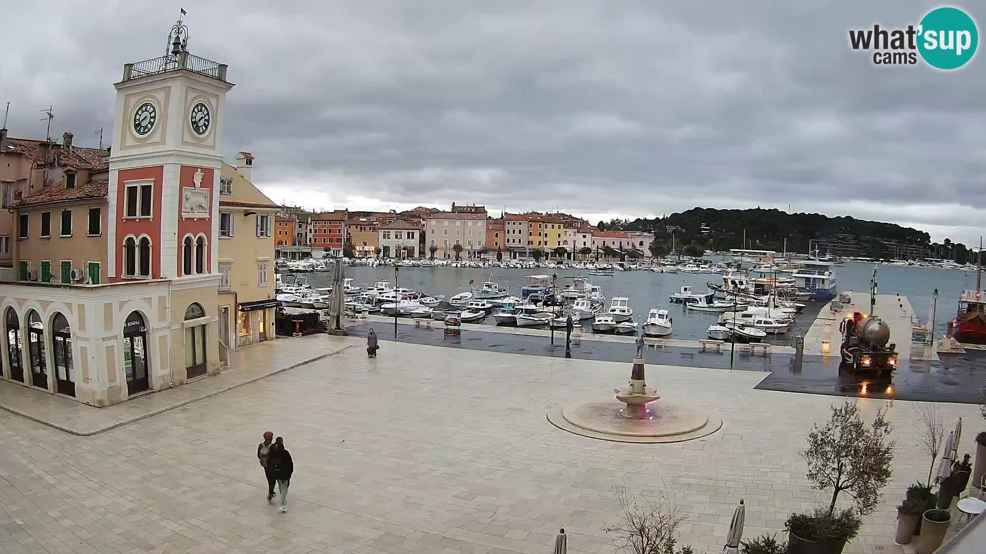 Webcam Rovigno piazza | LIVE cam Piazza centrale Rovigno