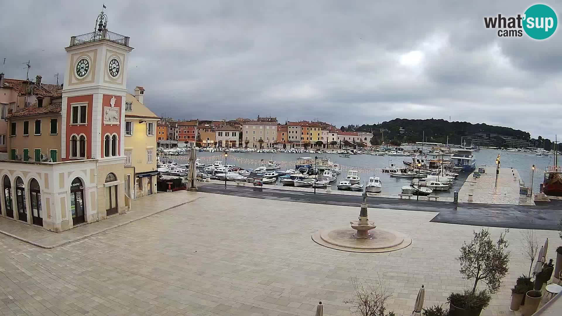 Rovinj spletna kamera trg