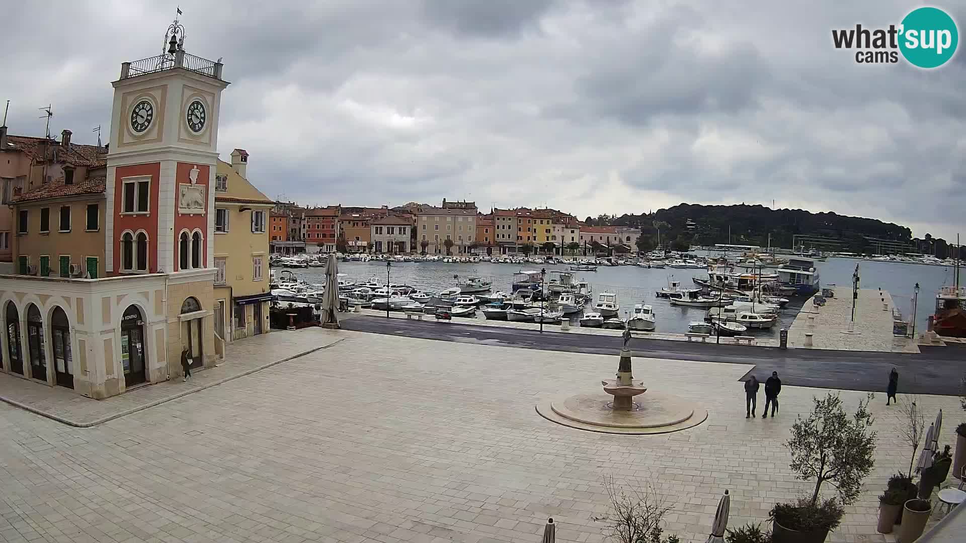 Rovinj spletna kamera trg