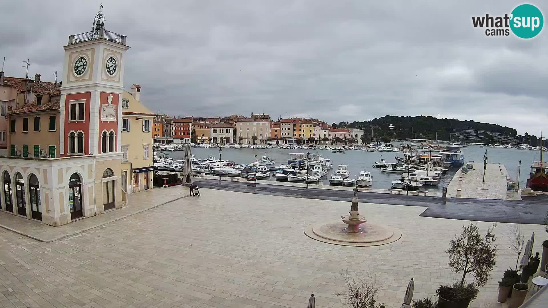 Rovinj spletna kamera trg