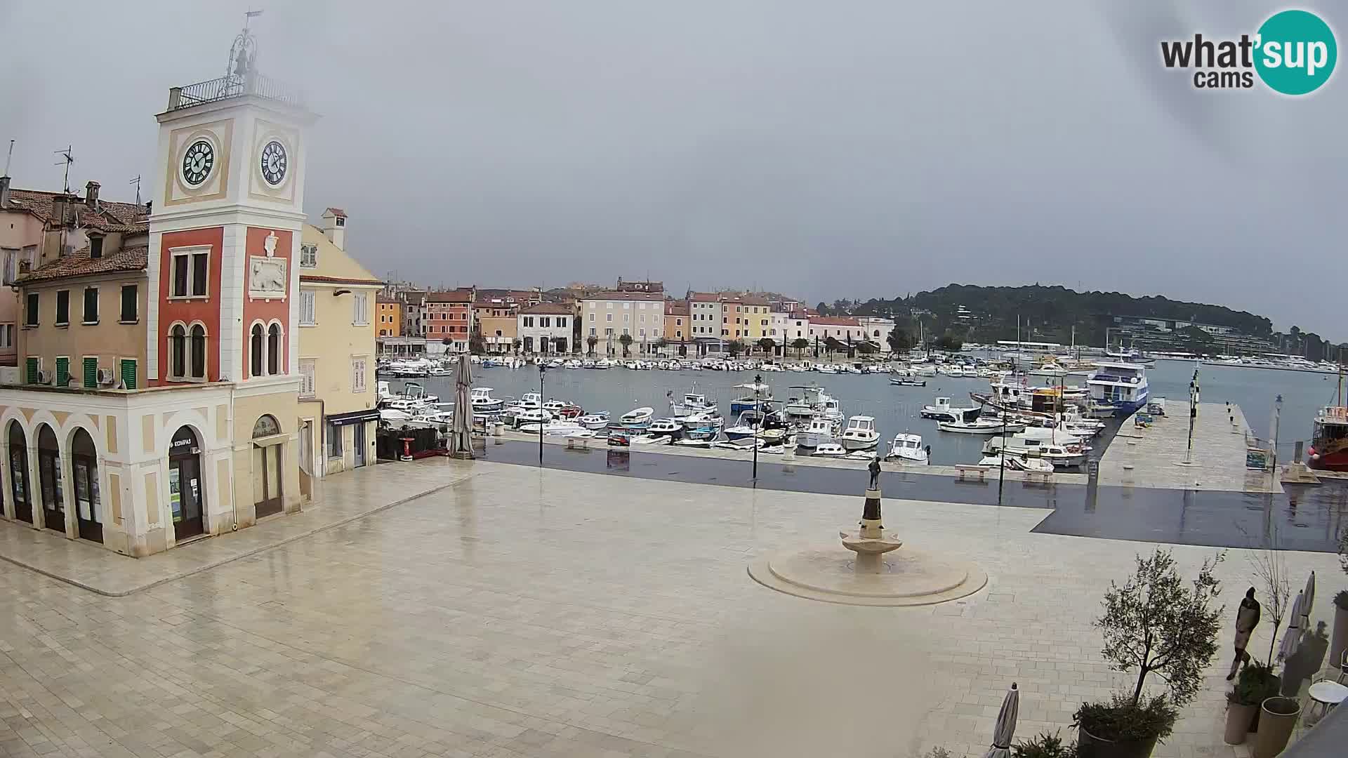 Rovinj spletna kamera trg