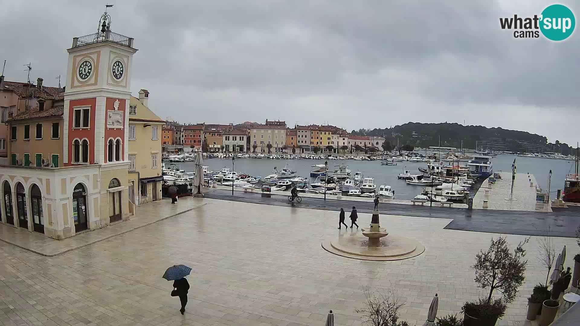 Webcam Rovigno piazza | LIVE cam Piazza centrale Rovigno