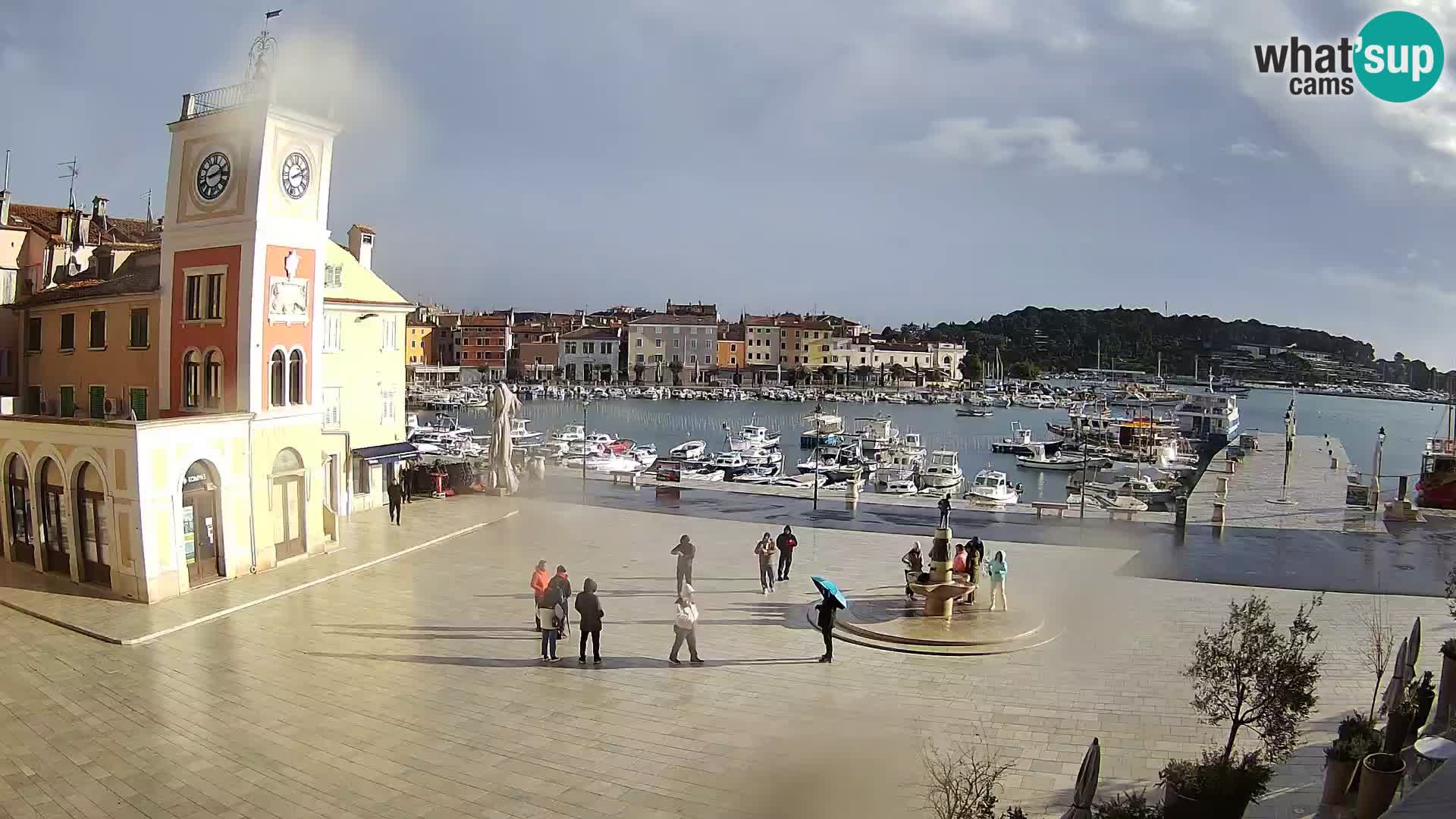 Rovinj spletna kamera trg