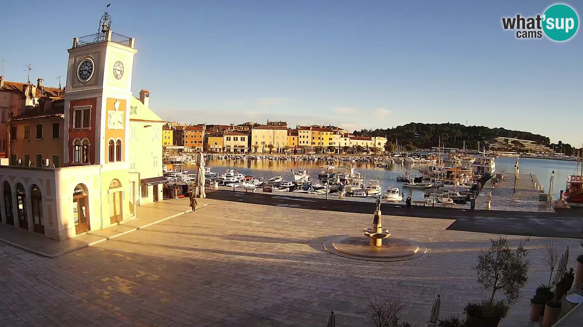 Rovinj spletna kamera trg