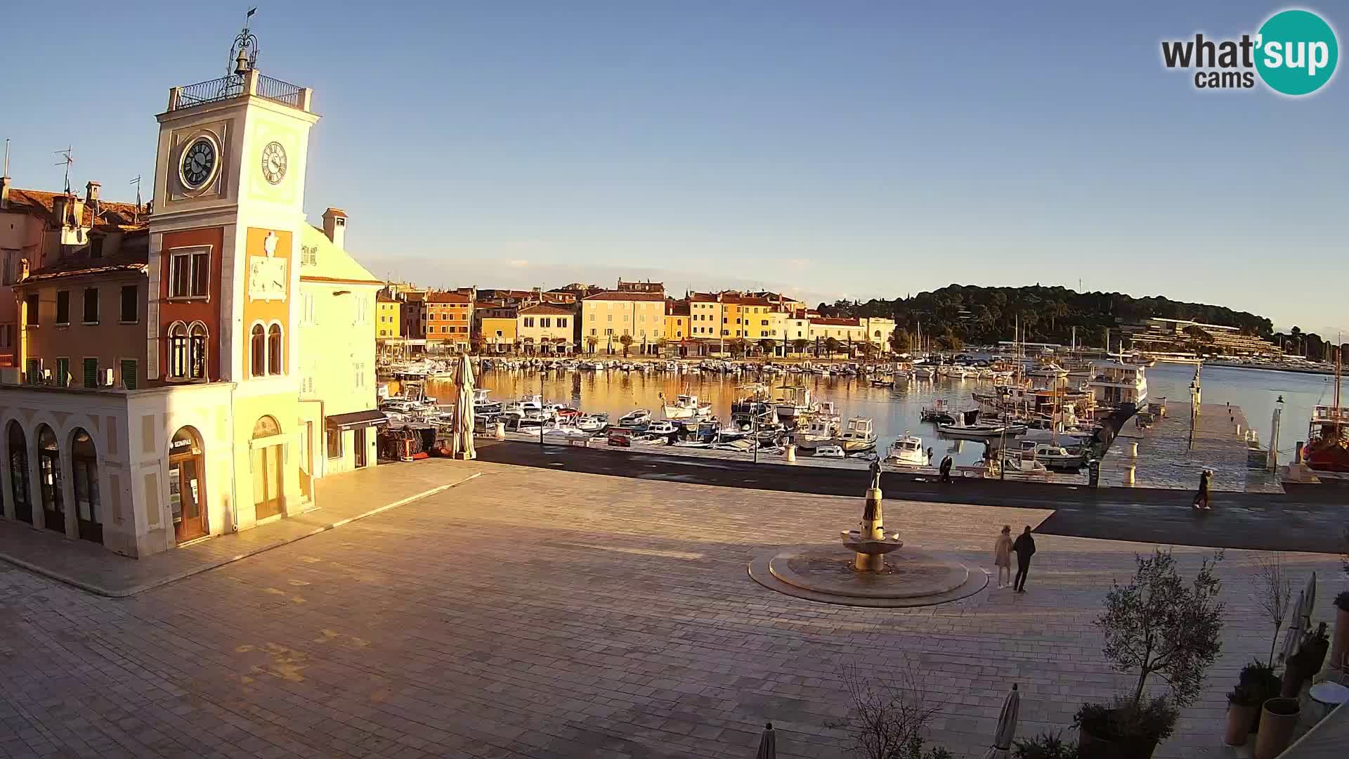 Rovinj spletna kamera trg