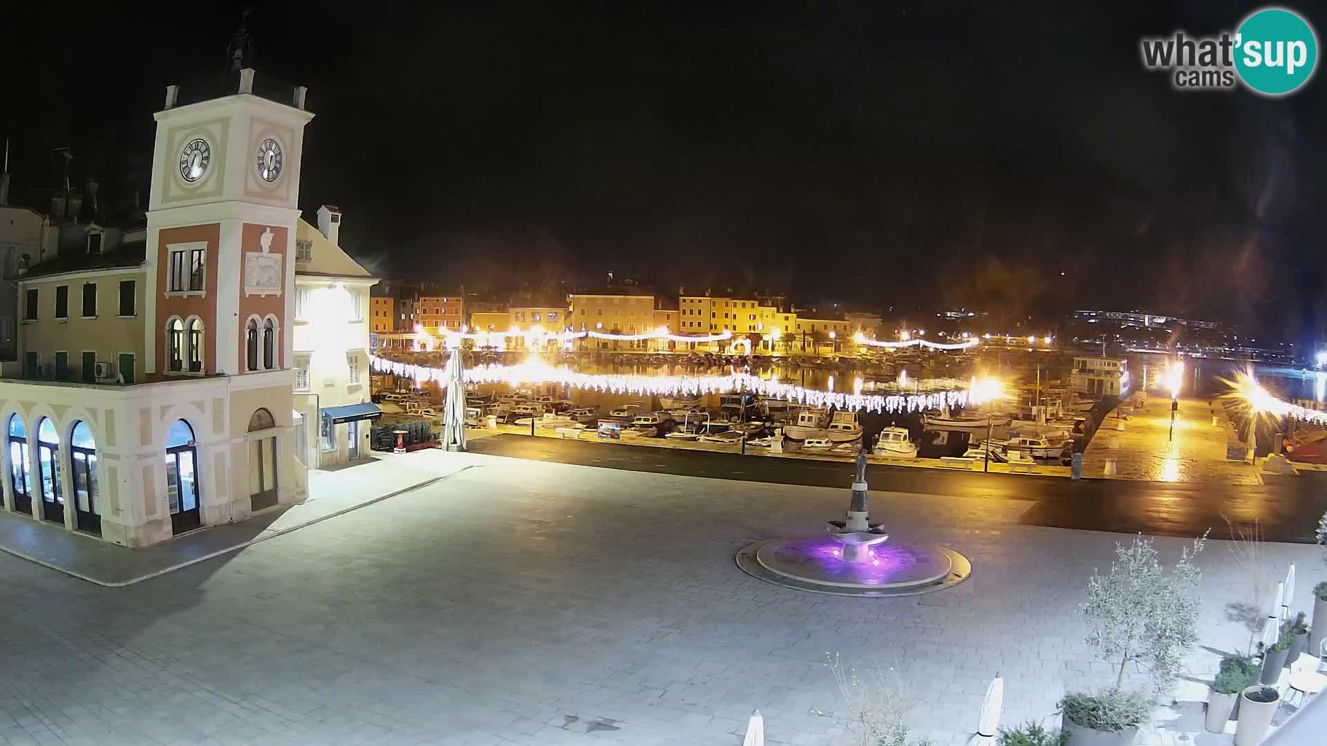 Webcam Rovigno piazza | LIVE cam Piazza centrale Rovigno