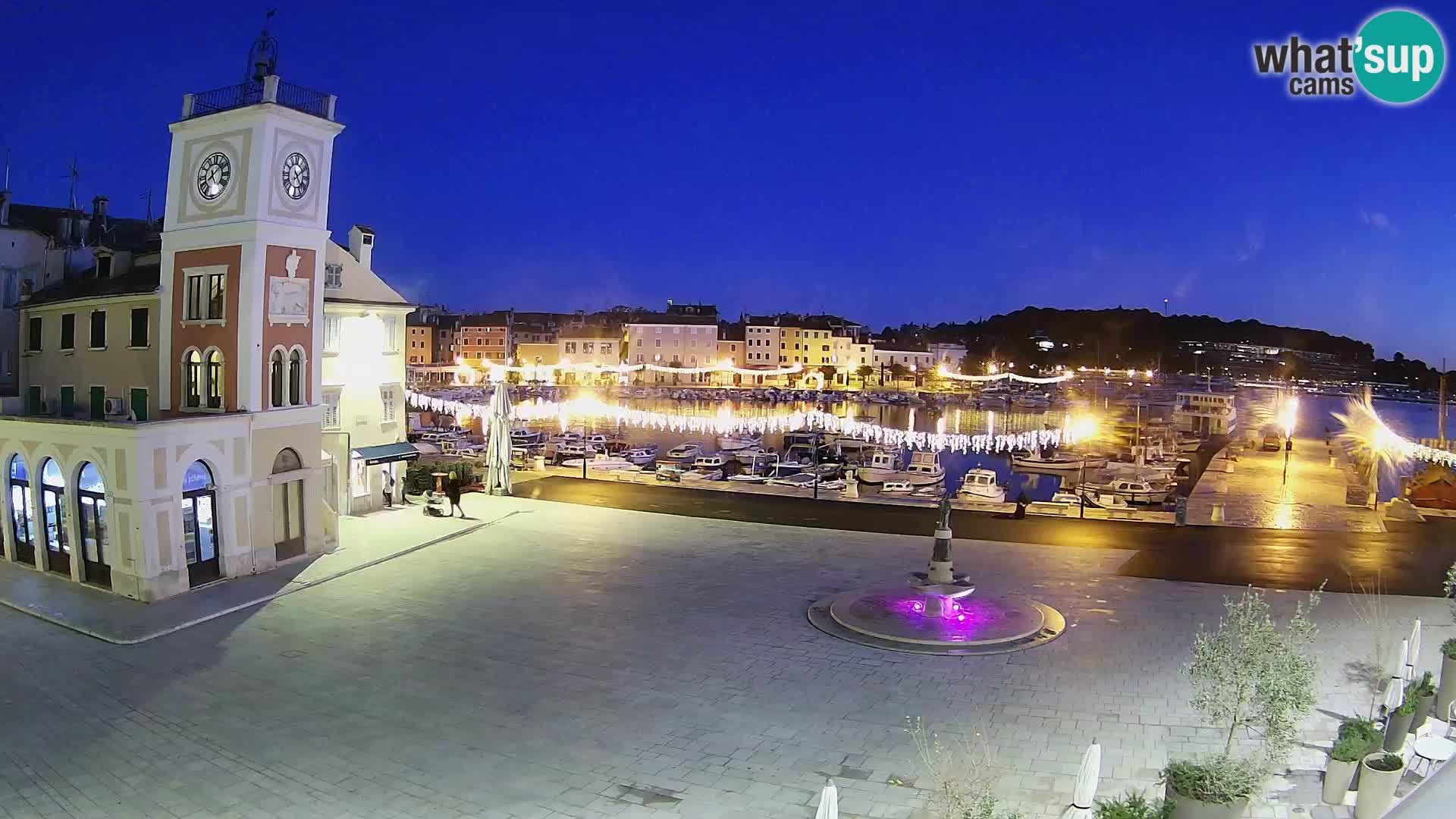 Webcam Rovigno piazza | LIVE cam Piazza centrale Rovigno