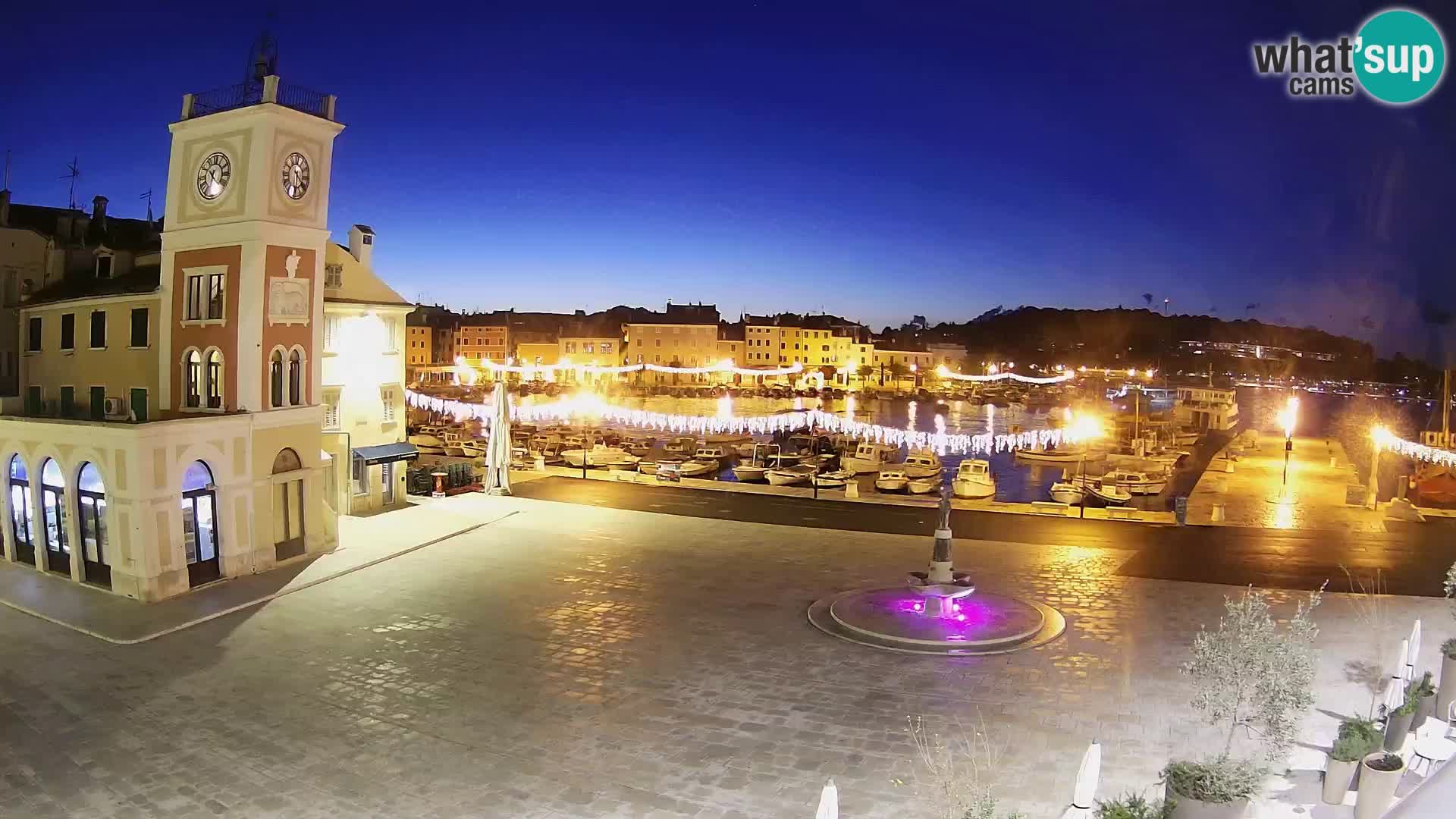 Rovinj spletna kamera trg