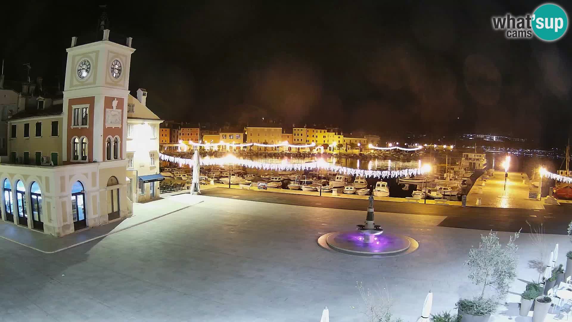 Webcam Rovigno piazza | LIVE cam Piazza centrale Rovigno