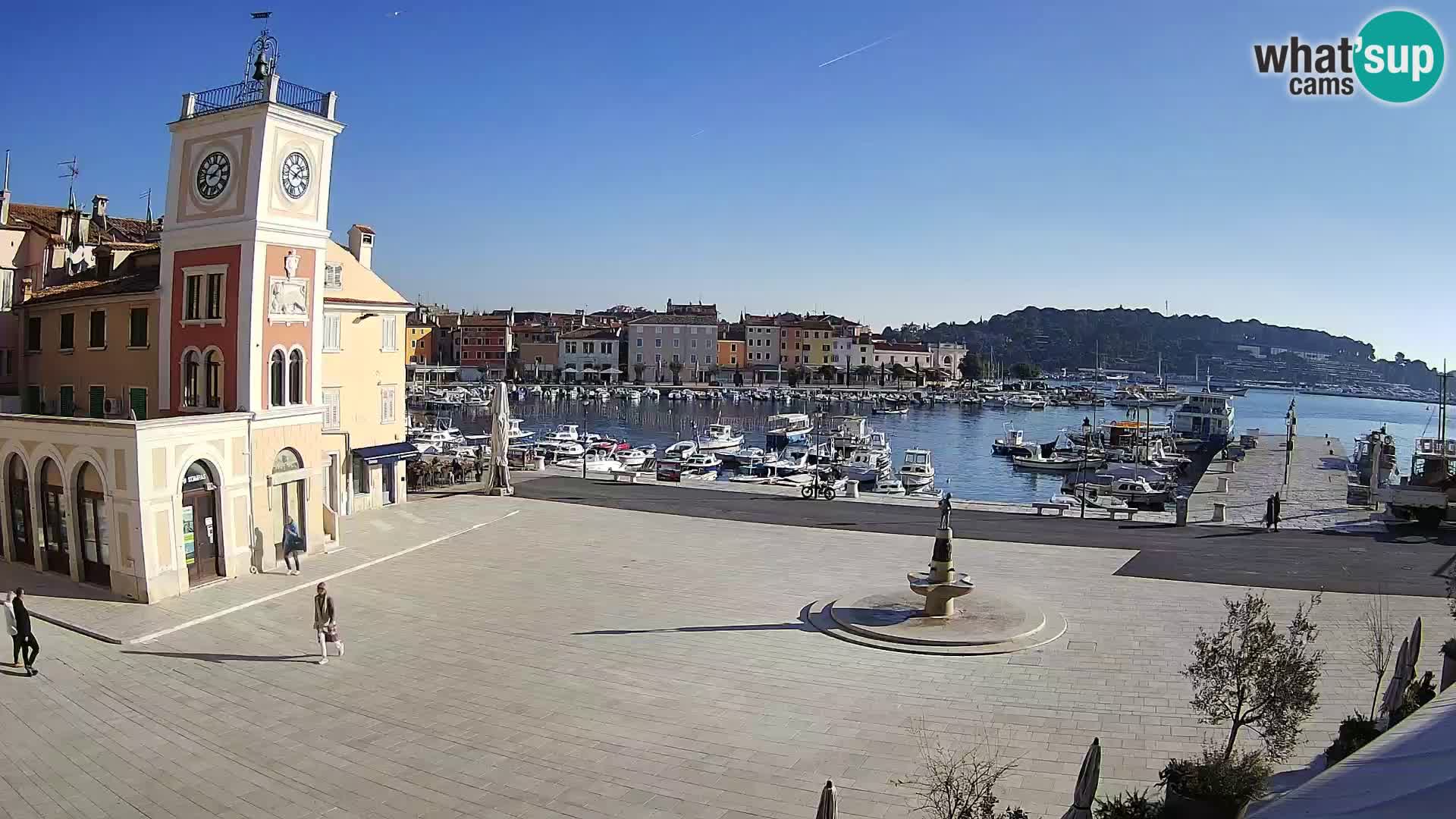 Webcam Rovigno piazza | LIVE cam Piazza centrale Rovigno