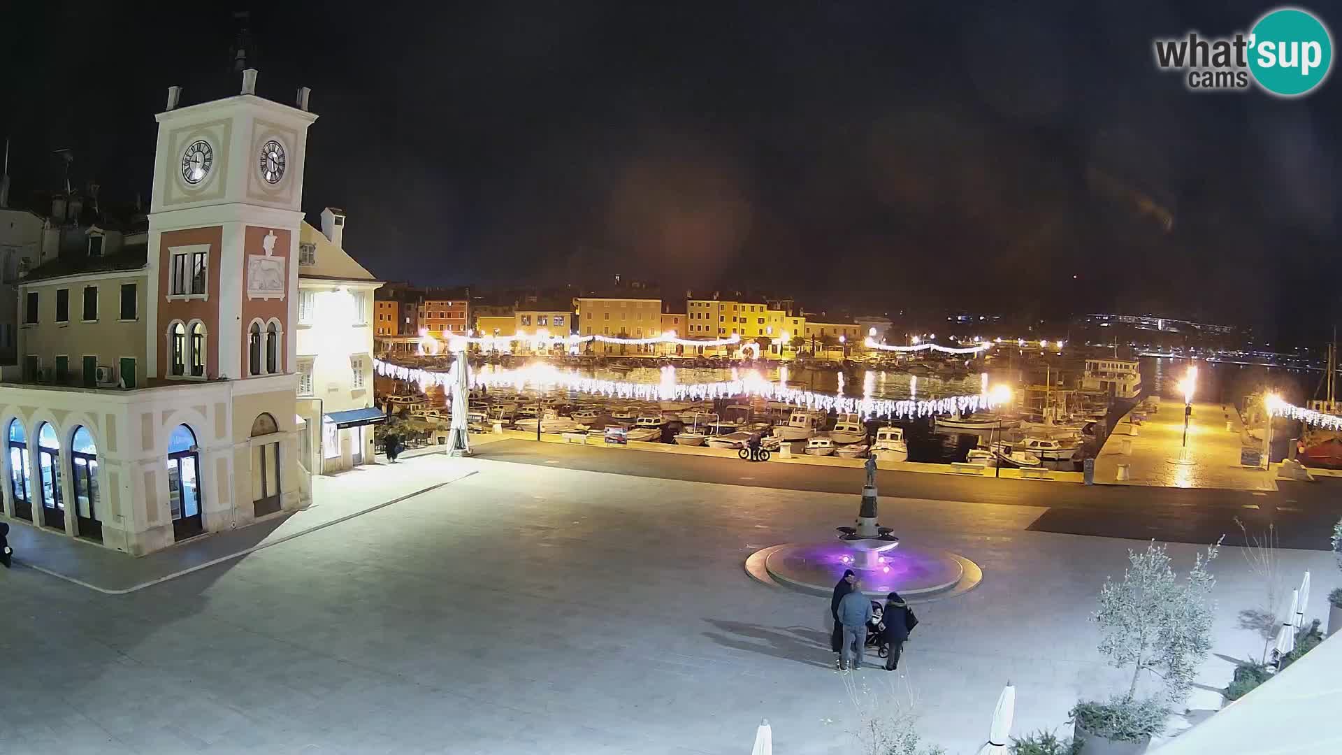 Webcam Rovigno piazza | LIVE cam Piazza centrale Rovigno