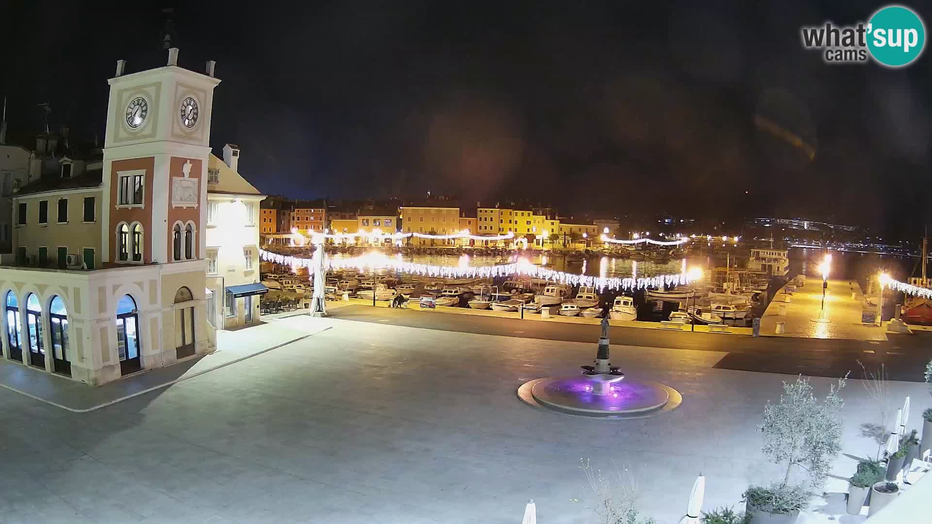 Webcam Rovigno piazza | LIVE cam Piazza centrale Rovigno