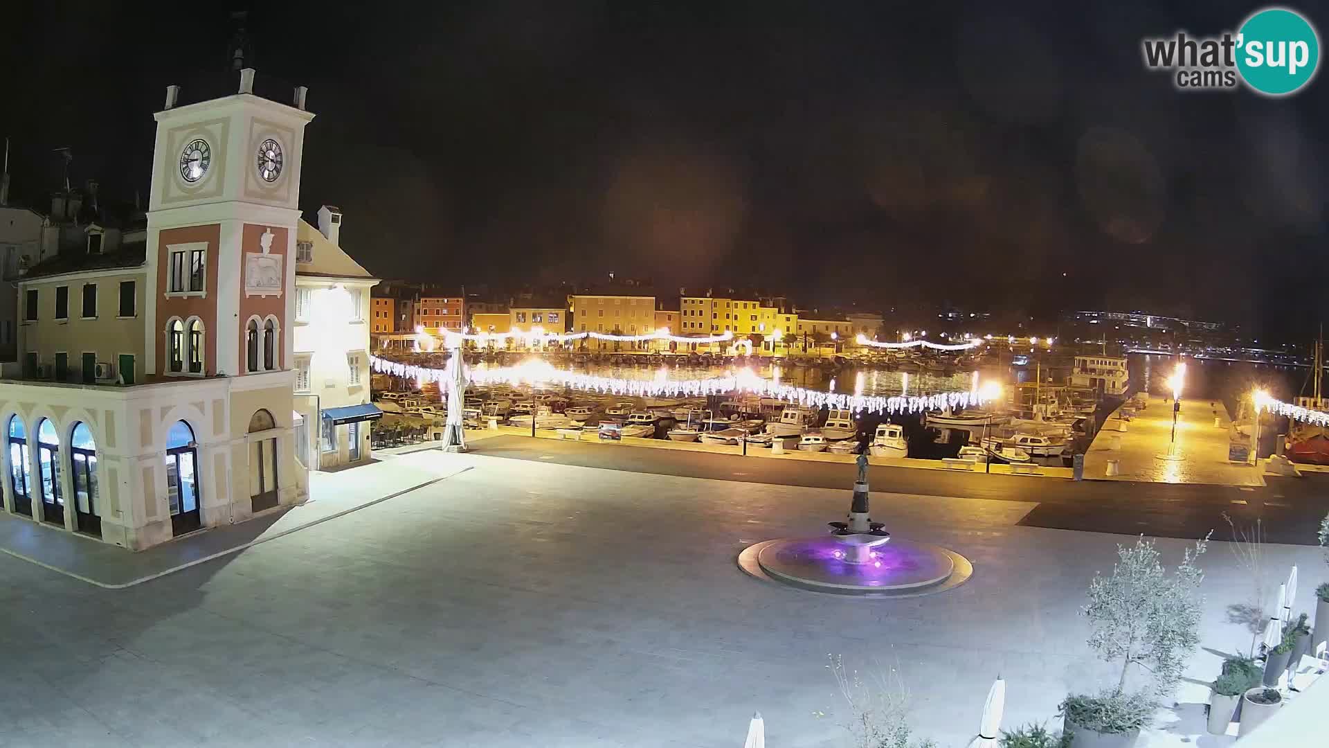 Webcam Rovigno piazza | LIVE cam Piazza centrale Rovigno