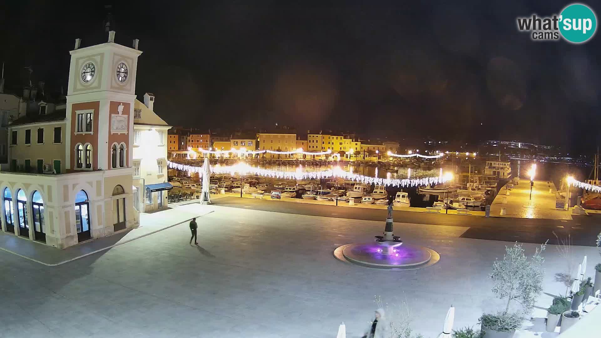 Webcam Rovigno piazza | LIVE cam Piazza centrale Rovigno