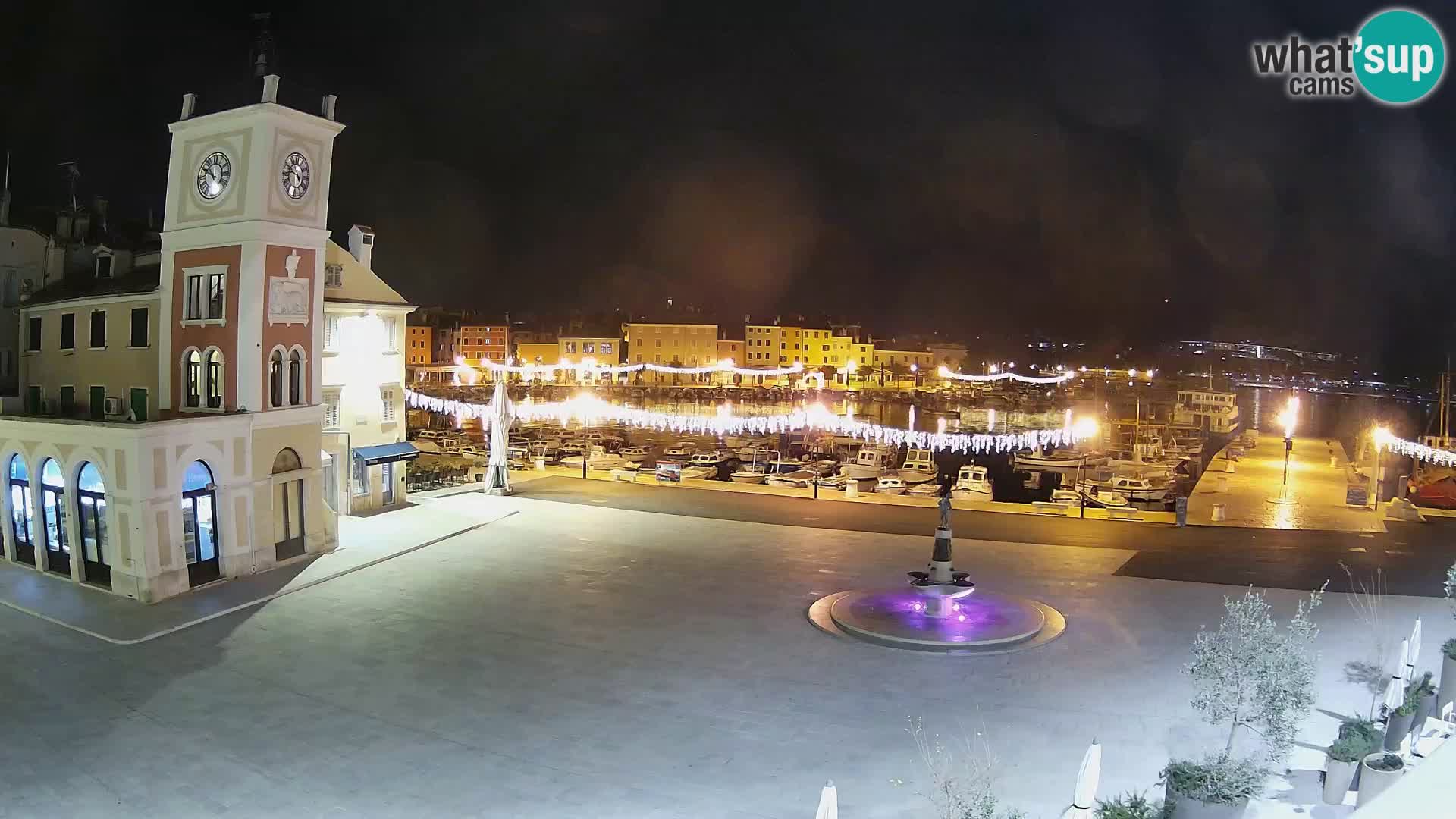 Webcam Rovigno piazza | LIVE cam Piazza centrale Rovigno