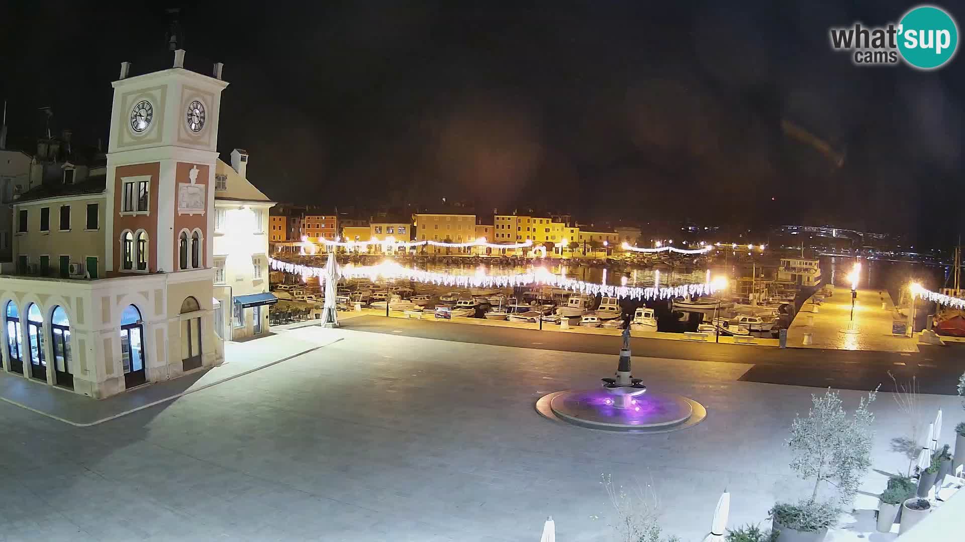 Webcam Rovigno piazza | LIVE cam Piazza centrale Rovigno