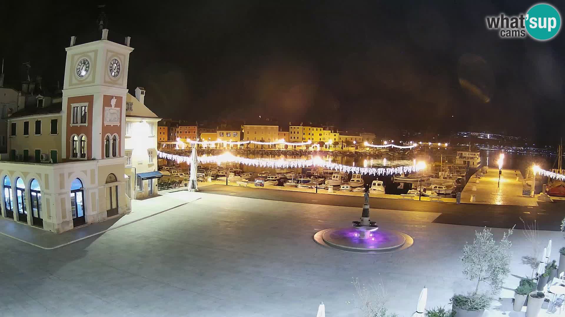 Webcam Rovigno piazza | LIVE cam Piazza centrale Rovigno