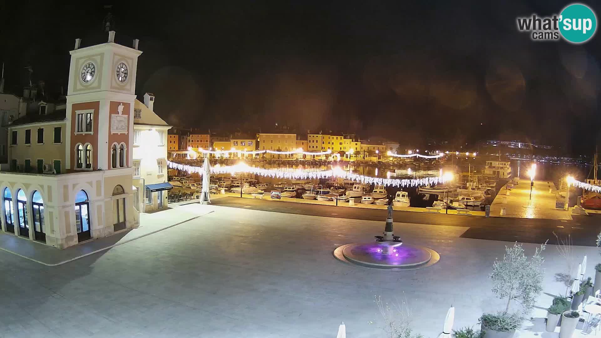 Webcam Rovigno piazza | LIVE cam Piazza centrale Rovigno