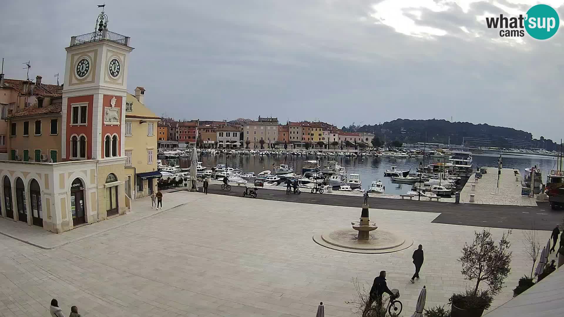 Rovinj spletna kamera trg