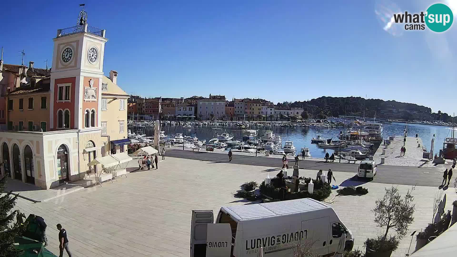 Webcam Rovinj Hauptplatz – Istrien – Kroatien