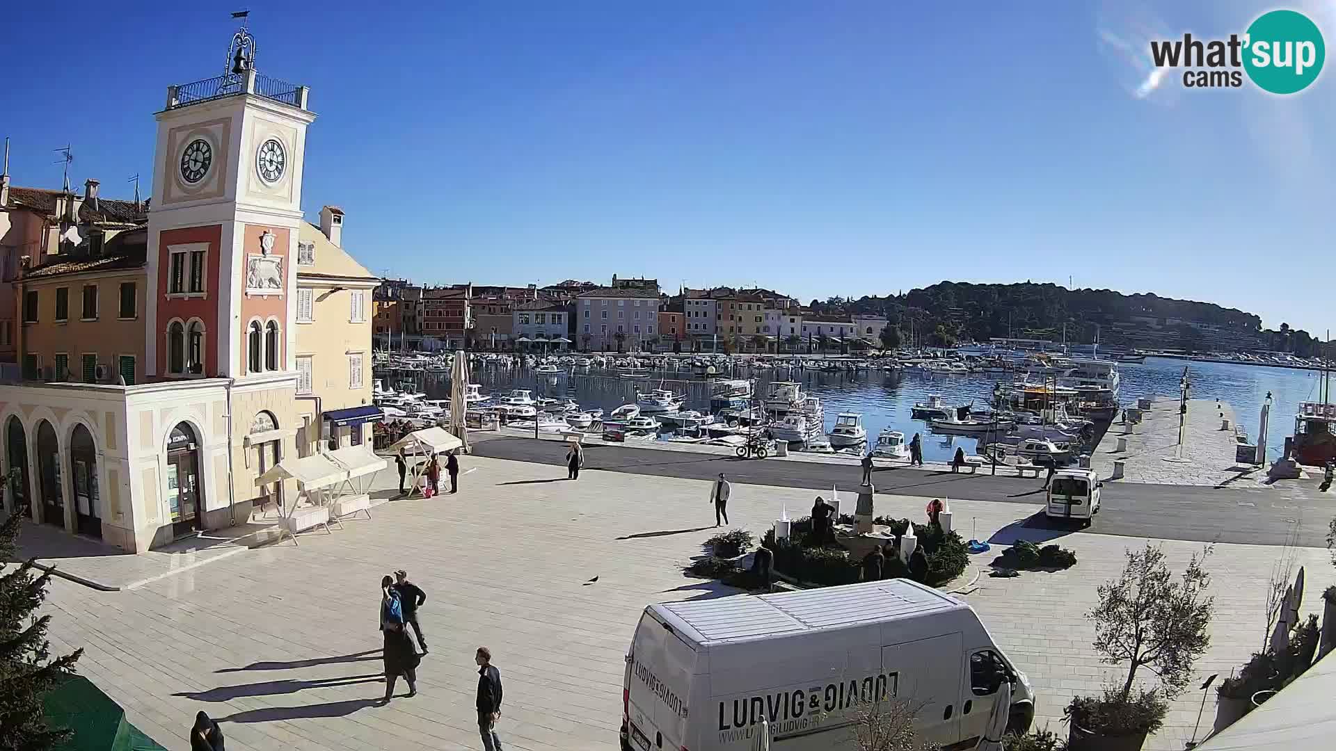 Rovinj spletna kamera trg