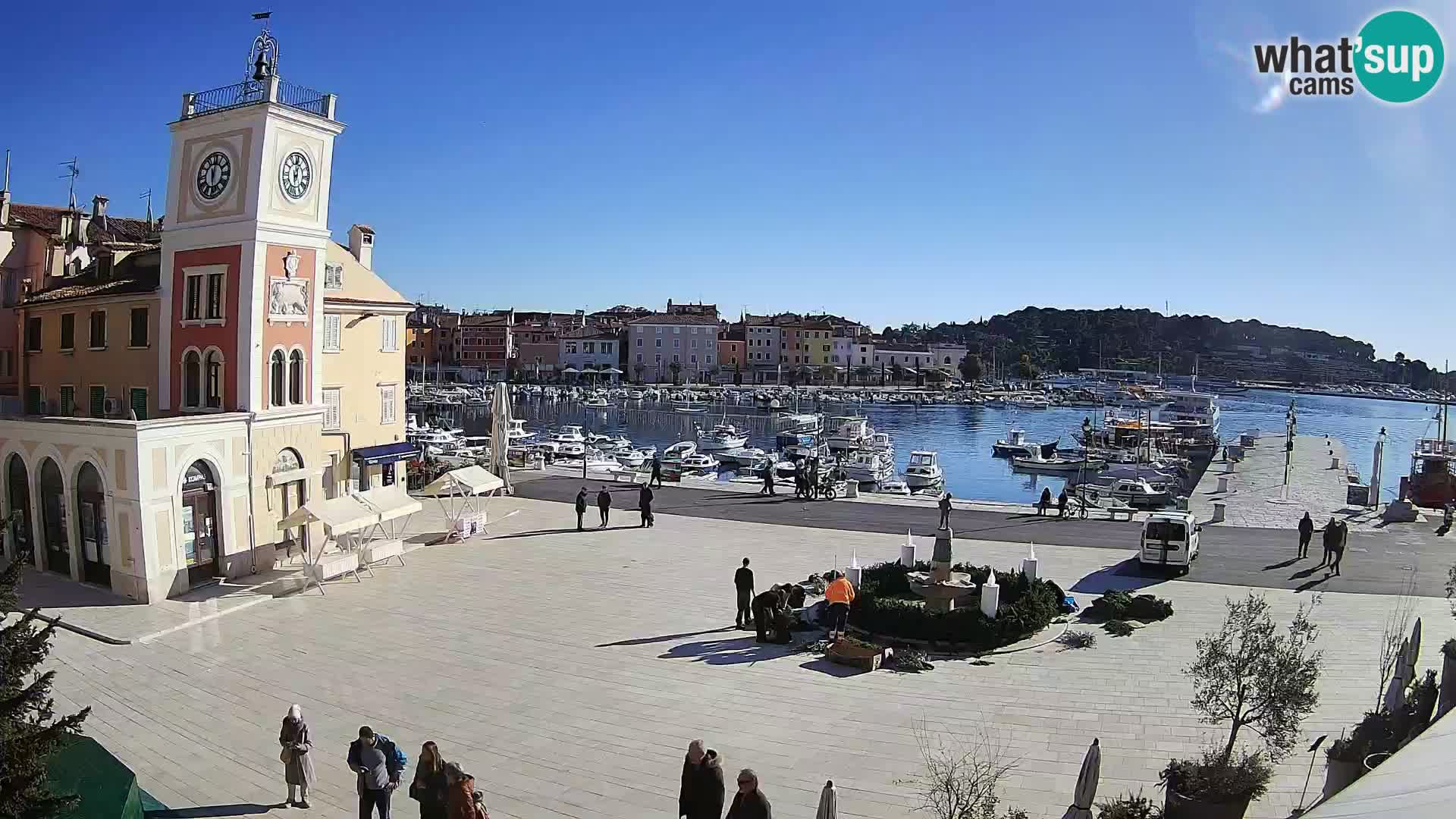 Webcam Rovinj Hauptplatz – Istrien – Kroatien