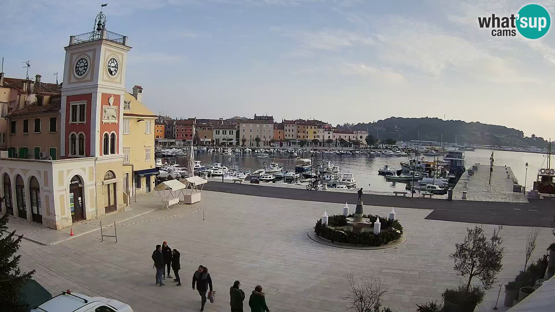 Webcam Rovigno piazza | LIVE cam Piazza centrale Rovigno