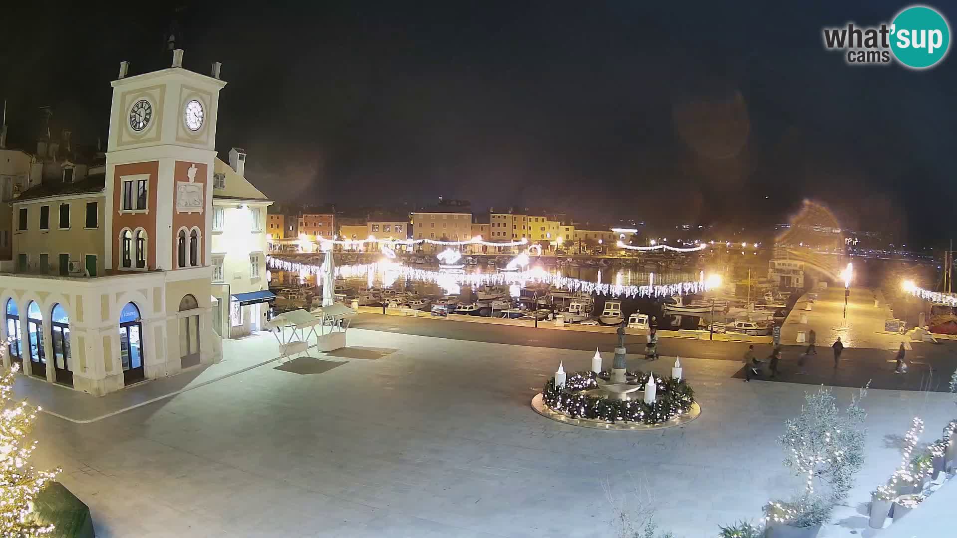 Webcam Rovigno piazza | LIVE cam Piazza centrale Rovigno