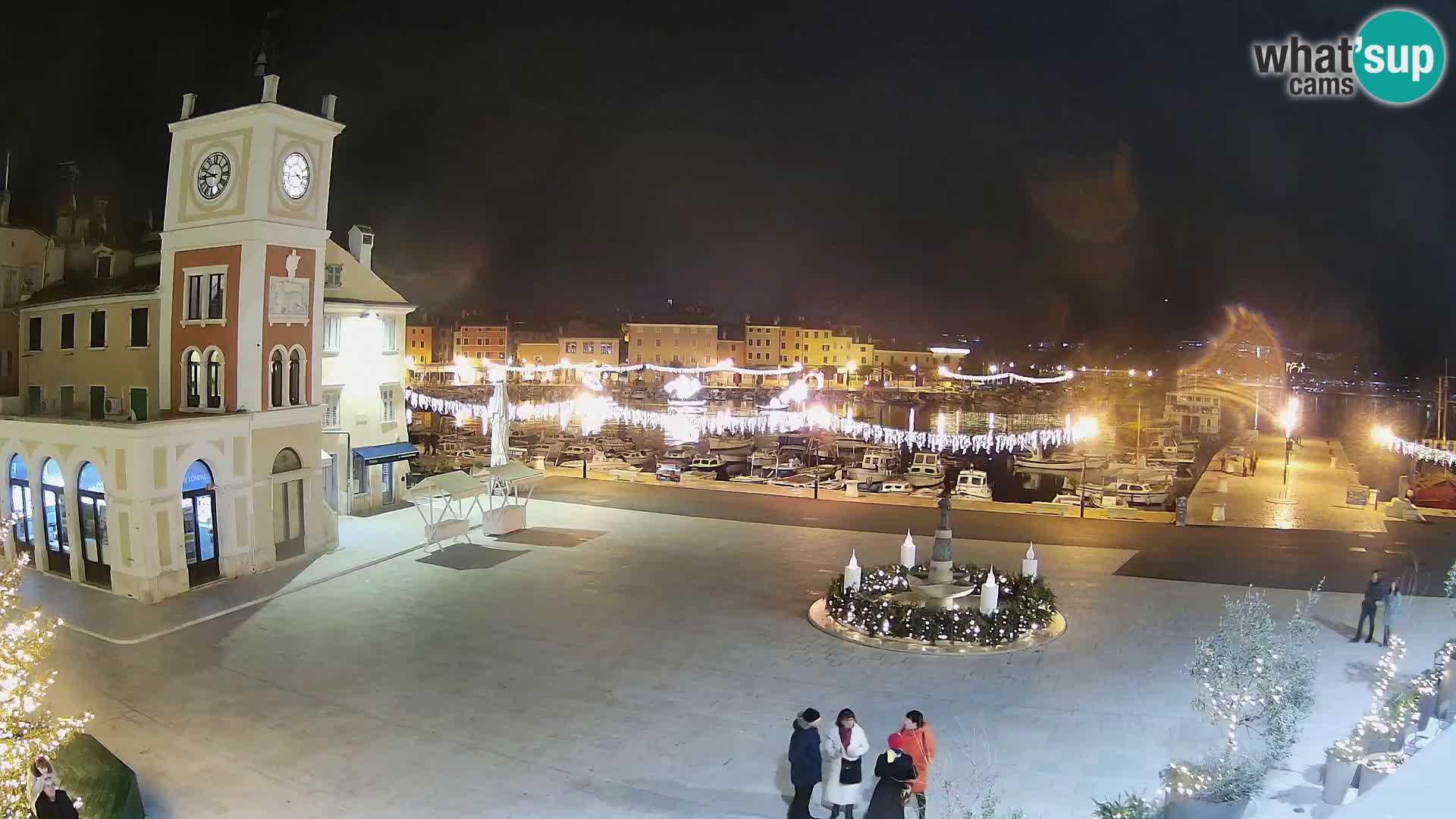 Webcam Rovigno piazza | LIVE cam Piazza centrale Rovigno