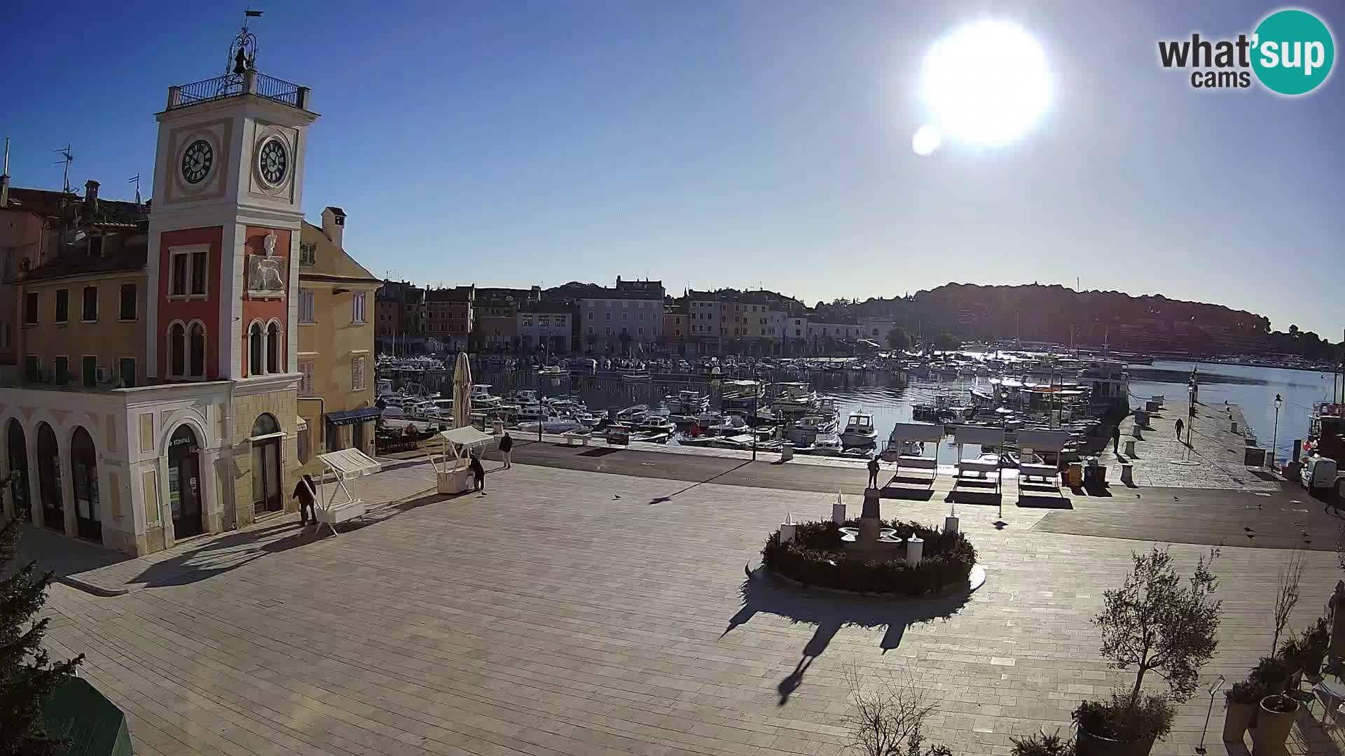 Rovinj live cam – the main square