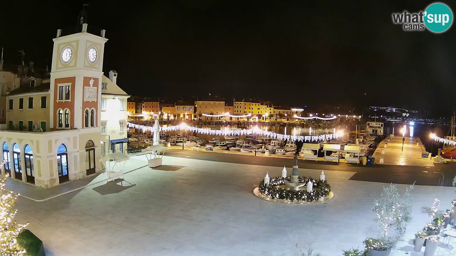 Rovinj – Rovigno LIVE cam Piazza centrale – Istria – Croazia