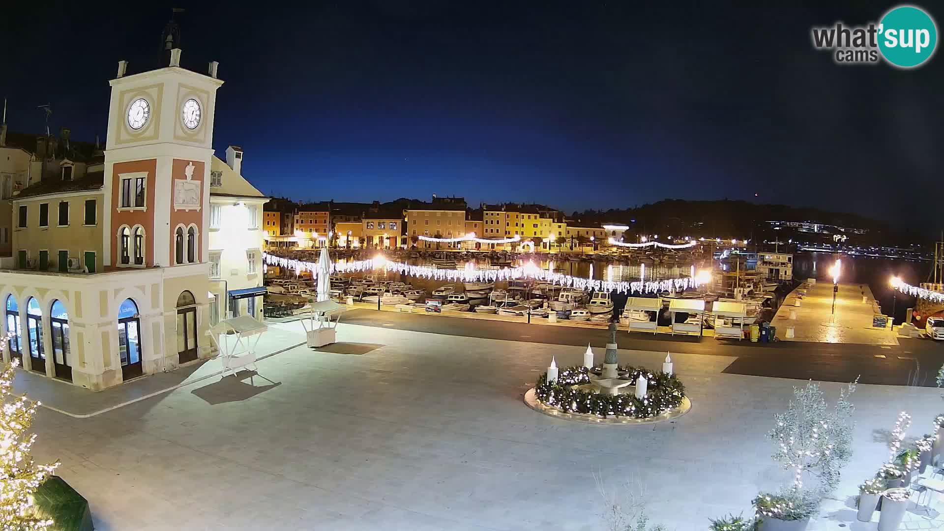 Rovinj – Rovigno LIVE cam Piazza centrale – Istria – Croazia