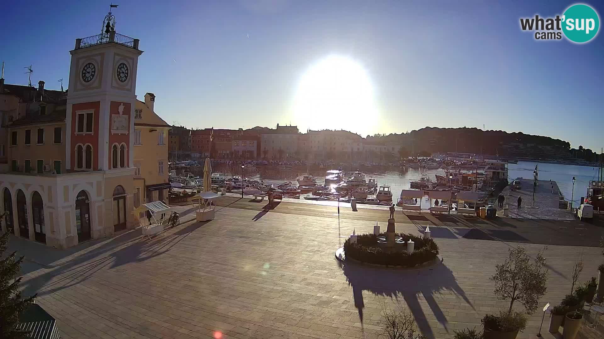 Rovinj – Rovigno LIVE cam Piazza centrale – Istria – Croazia