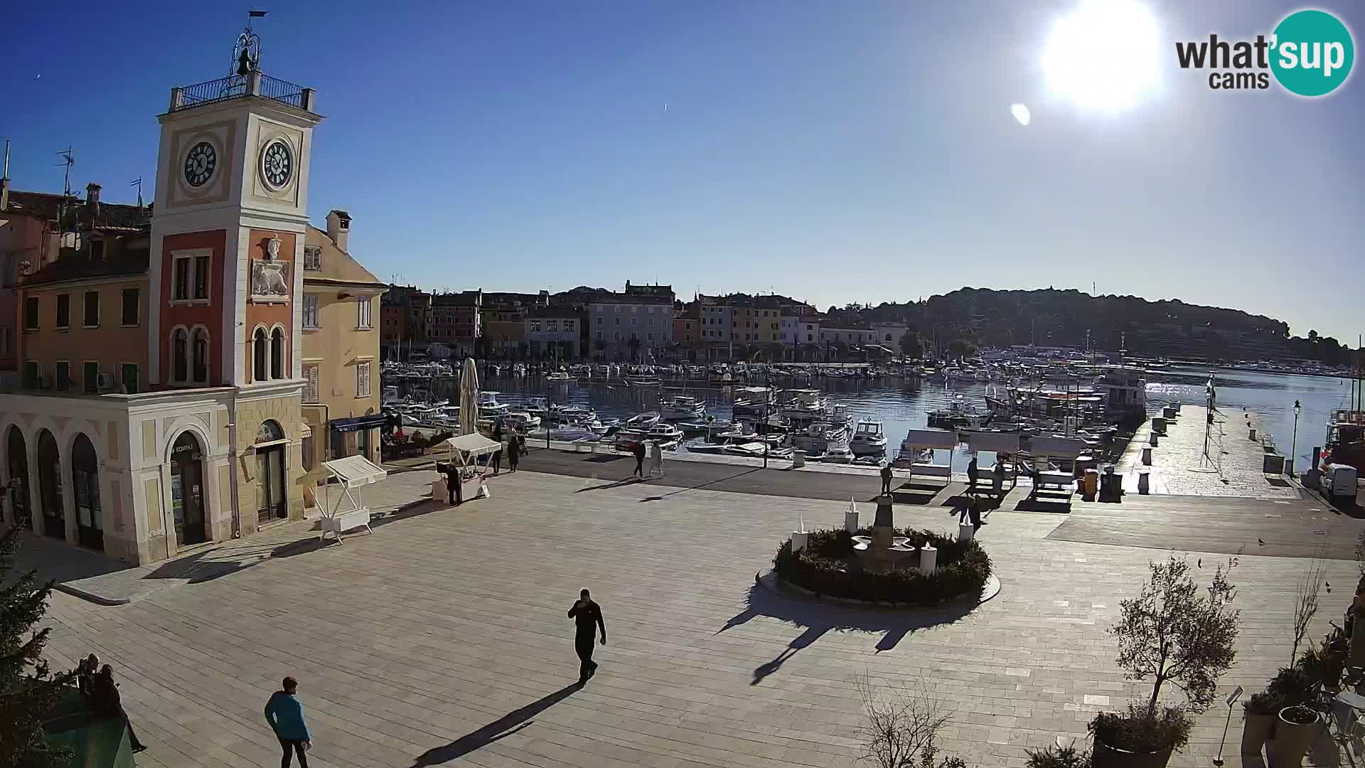 Rovinj live cam – the main square