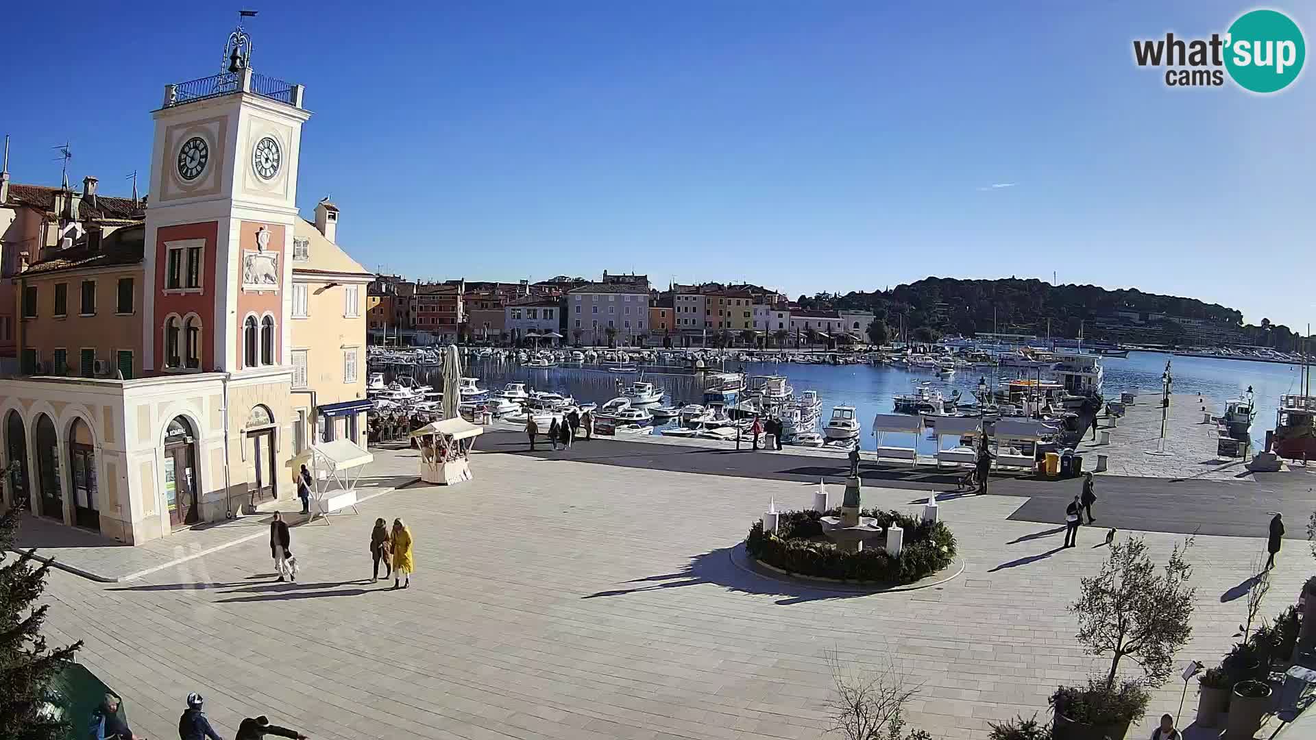 Rovinj live cam – the main square