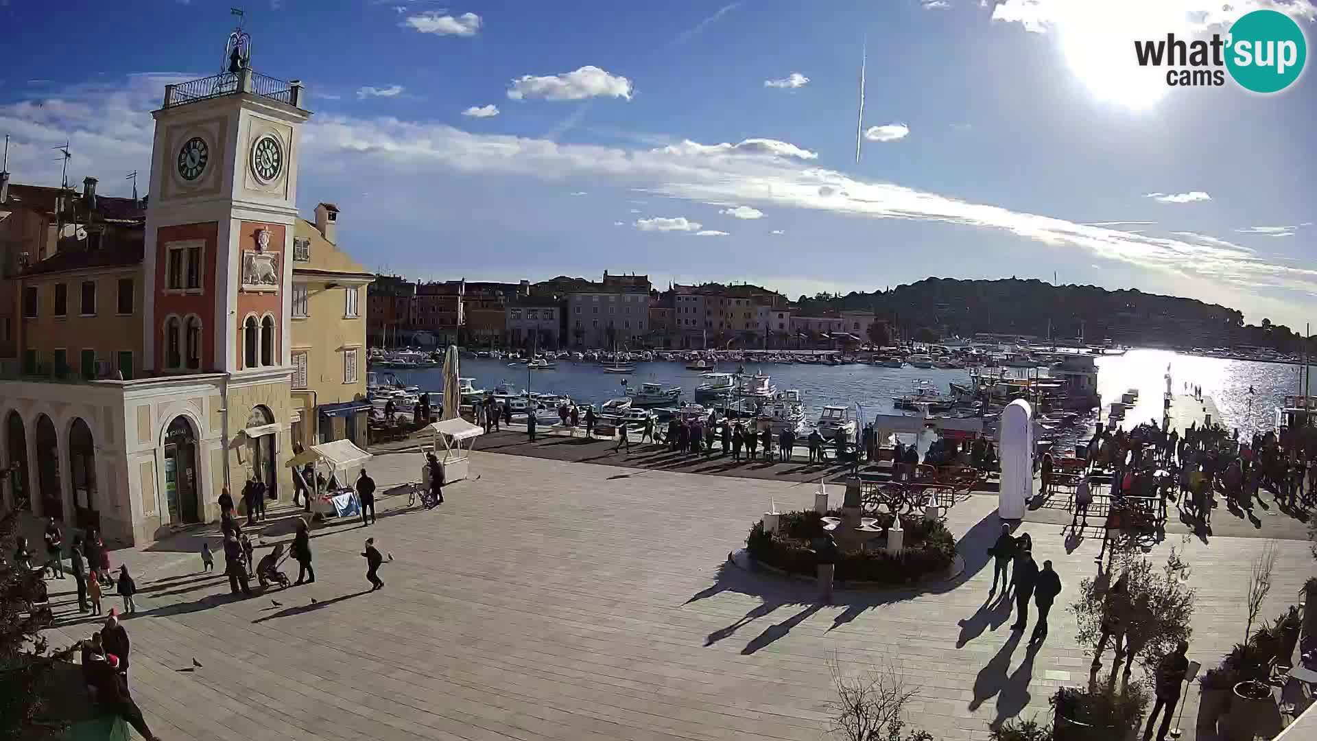 Rovinj spletna kamera trg