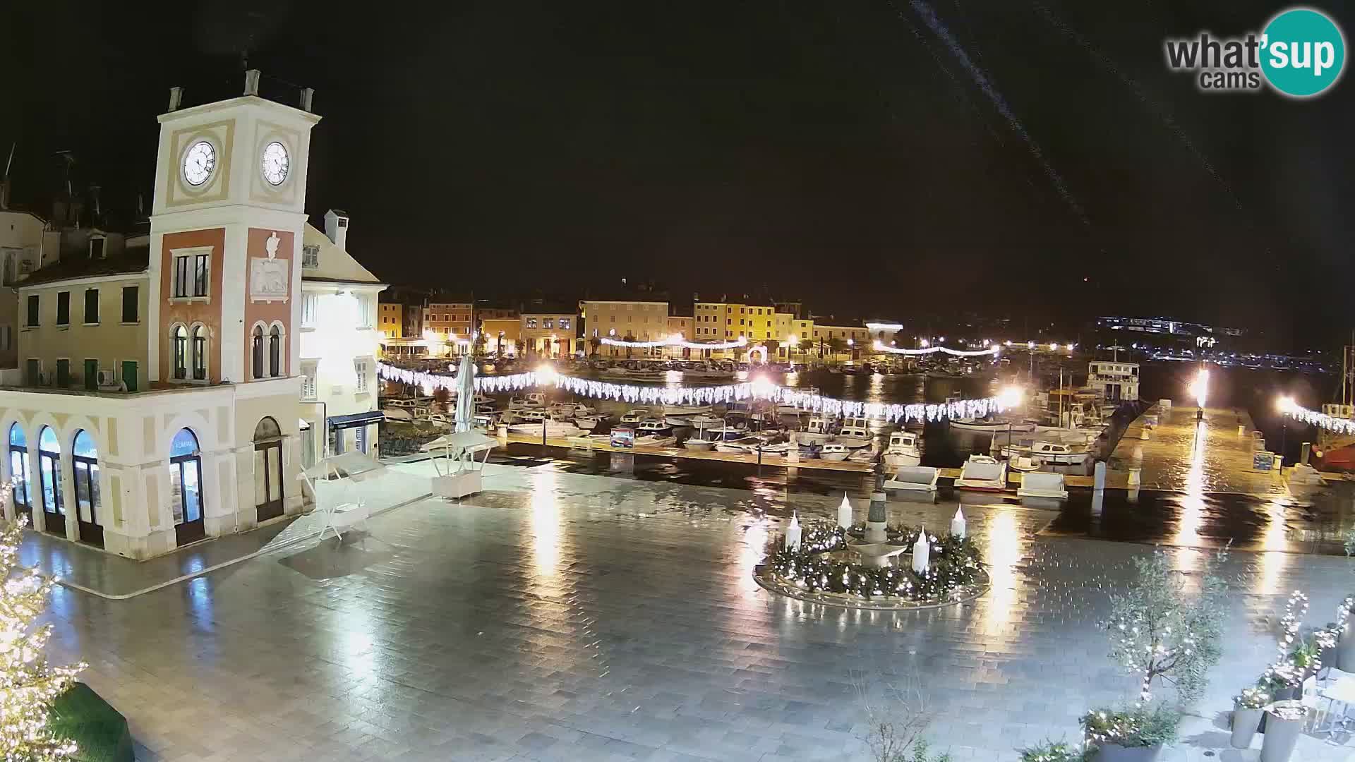 Webcam Rovigno piazza | LIVE cam Piazza centrale Rovigno