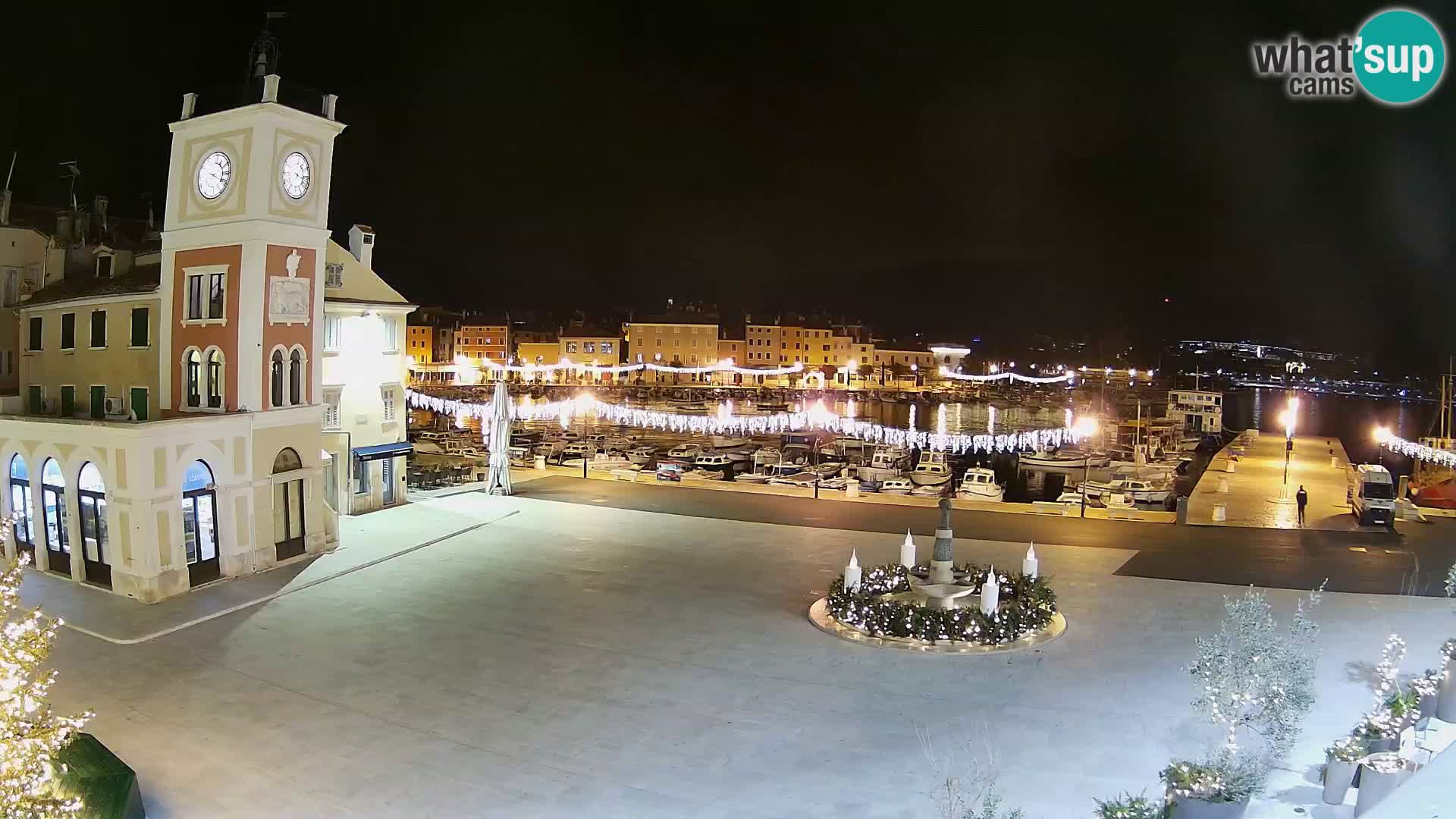 Webcam Rovigno piazza | LIVE cam Piazza centrale Rovigno